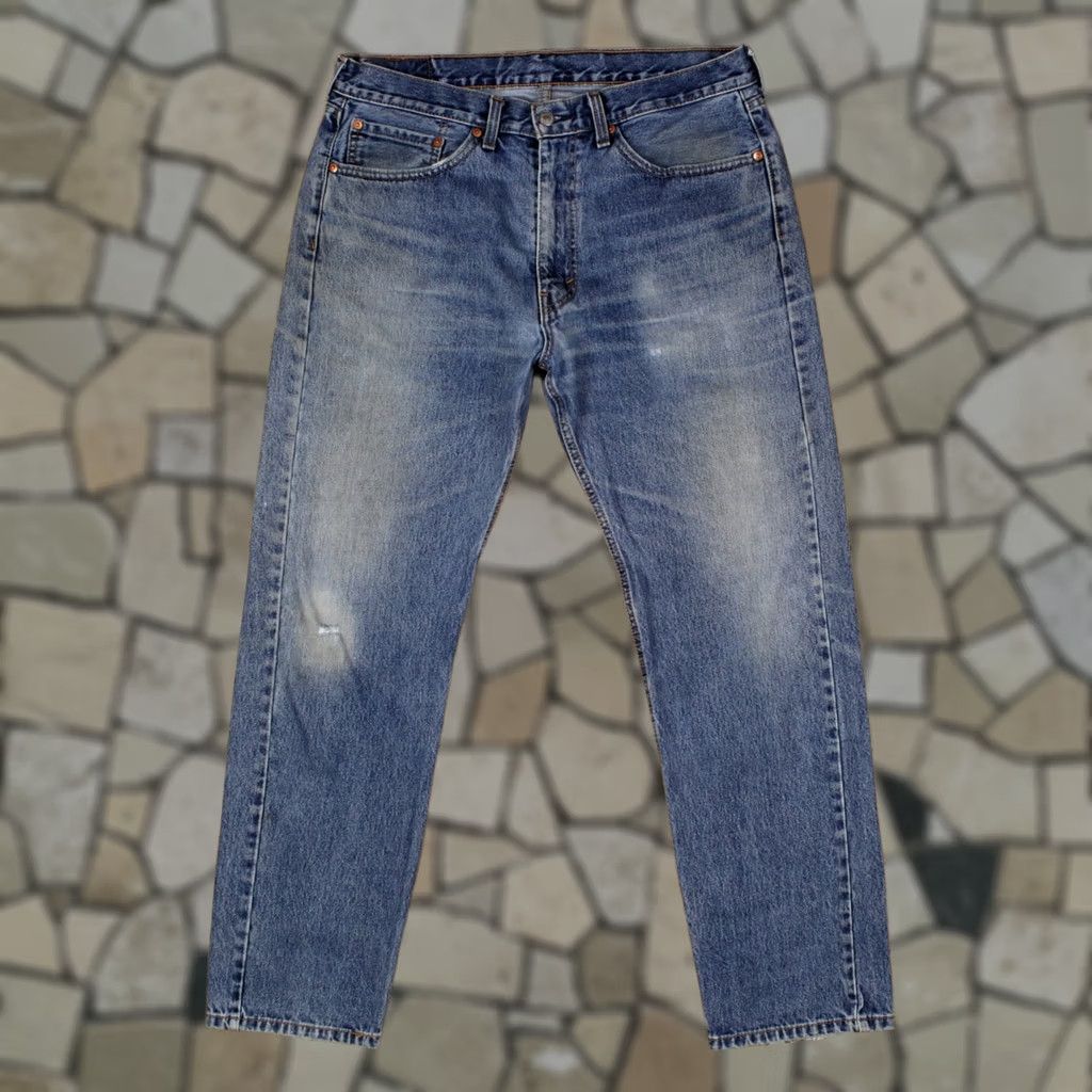 Denime VINTAGE Levis 501 Jeans 36x32 Blue Regular Straight Button Denim Medium Stonewash 90s USA Mens Size US 36 / EU 52 - 1 Thumbnail