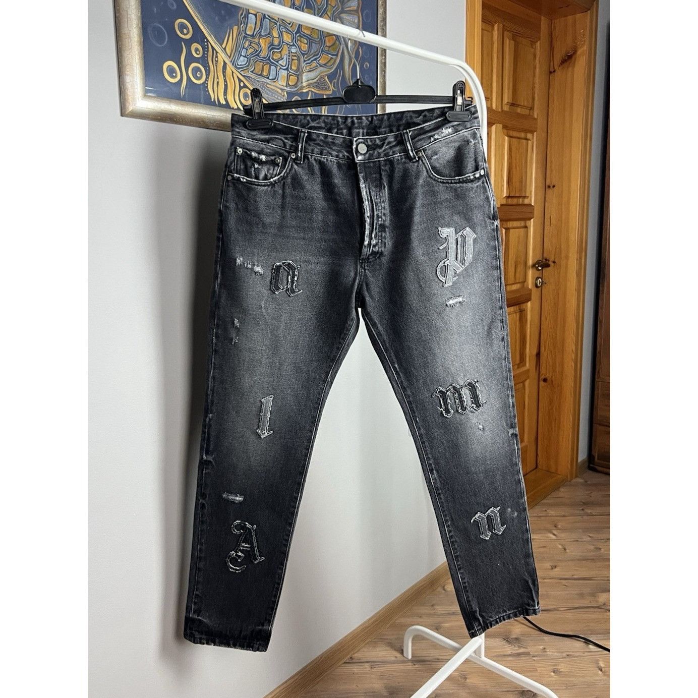 Palm Angels Palm Angels Auth Logo Patch Classic Denim Jeans Pants Size 3 Size US 34 / EU 50 - 1 Thumbnail