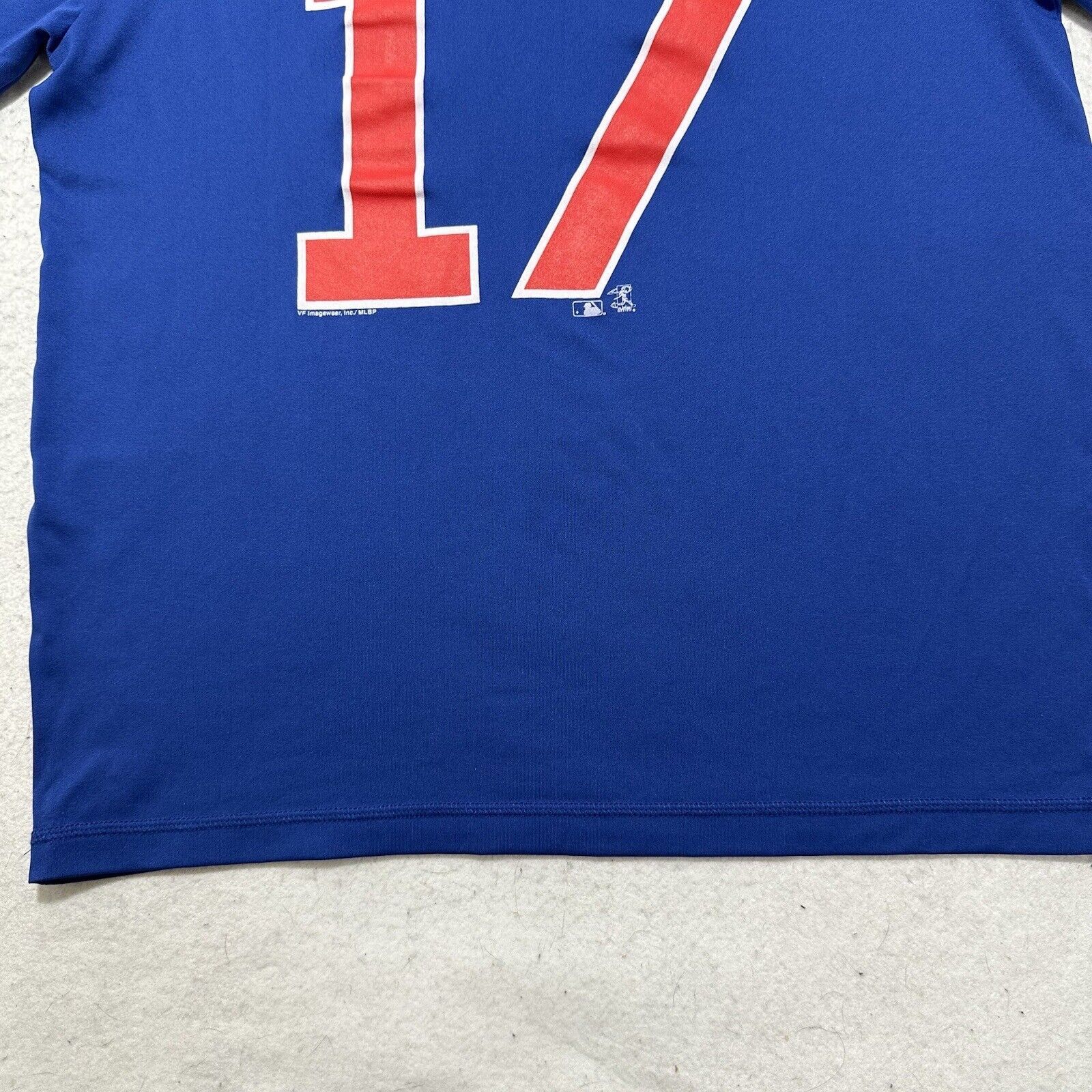 MLB MLB Chicago Cubs Medium Blue Baseball #17 Bryant T Shirt Size US M / EU 48-50 / 2 - 11 Thumbnail