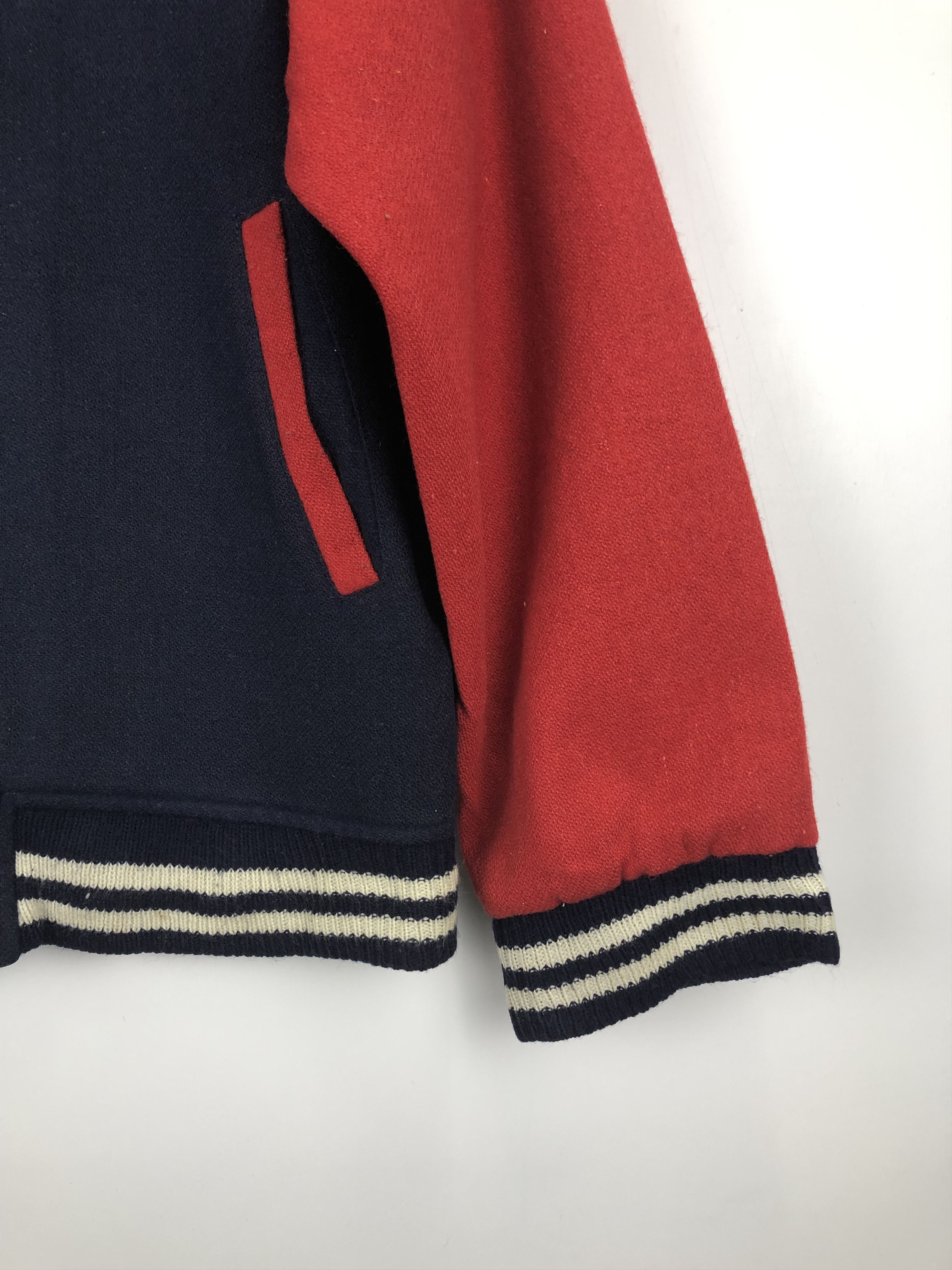 Vintage 90s Japanese Brand Wool Varsity Jacket V0427