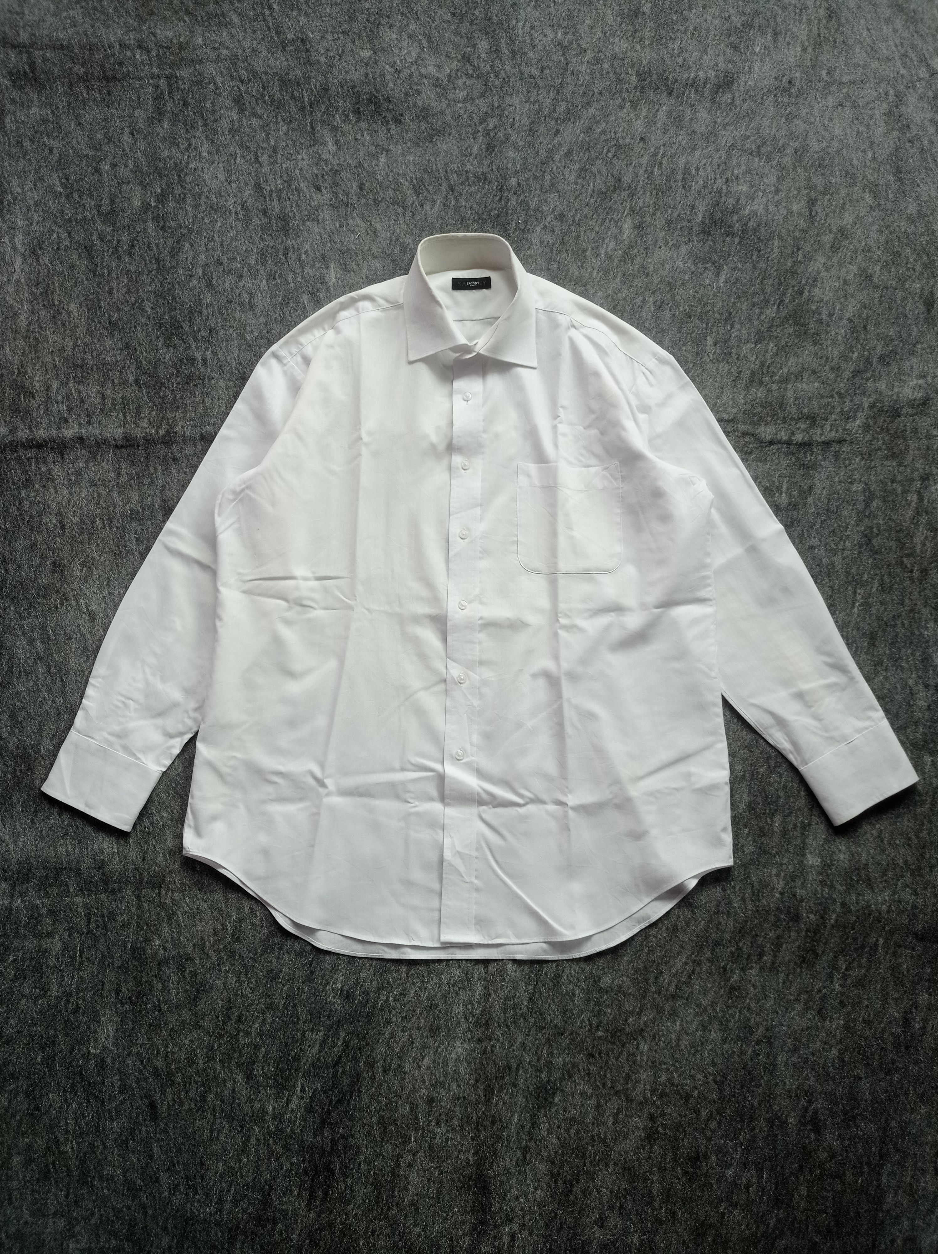 image of Sacsny Y'saccs By Yohji Yamamoto White Shirt, Men's (Size Large)