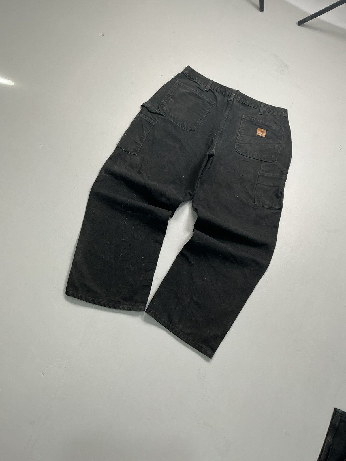Carhartt Vintage Carhart B11 BLK Carpenter Workwear denim Size US 36 / EU 52 - 8 Thumbnail