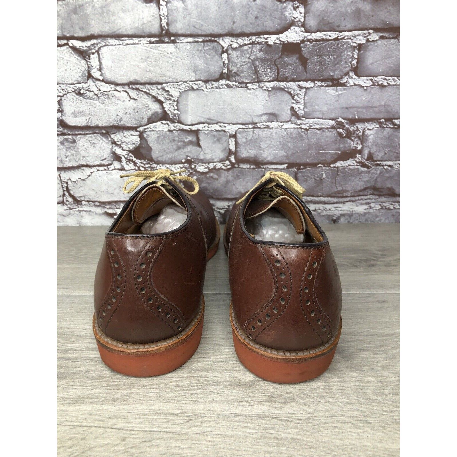 Cole Haan Cole Haan Burgundy Brown Leather Lace Up Dress Oxfords Shoes Size US 12 / EU 45 - 4 Thumbnail