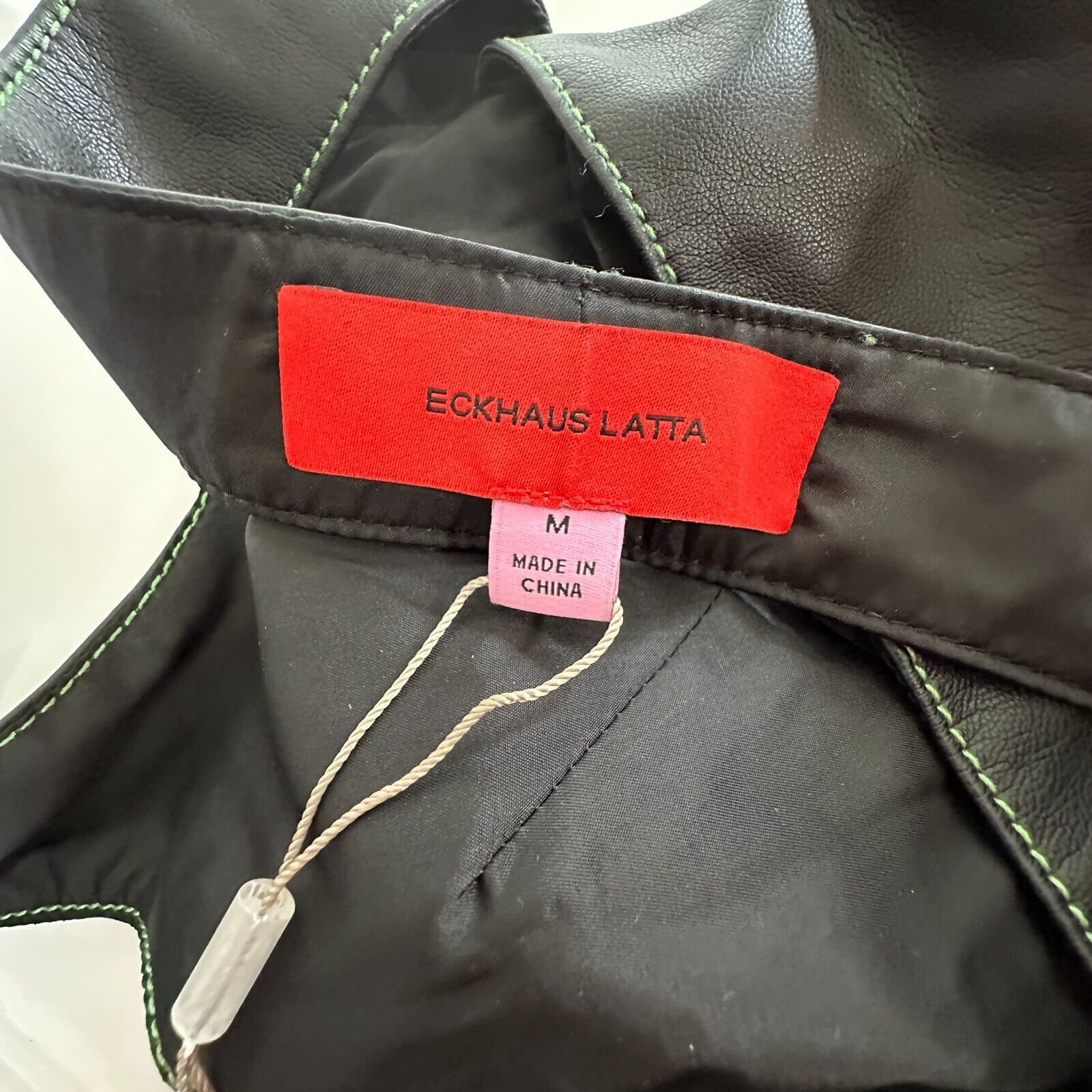 Eckhaus Latta NWOT Eckhaus Latta Black Halterneck Tonal Stitch Scoop Neck Size M / US 6-8 / IT 42-44 - 6 Thumbnail