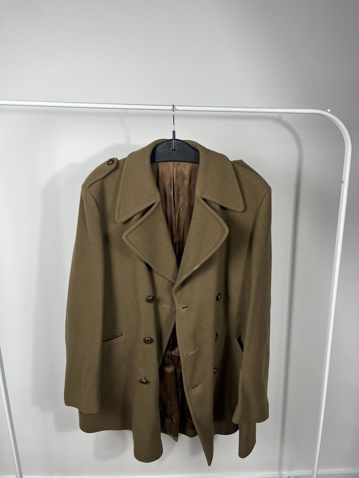 Other Vintage Wool Double Breasted Military Style Coat Size 44 Size US XL / EU 56 / 4 - 2 Thumbnail