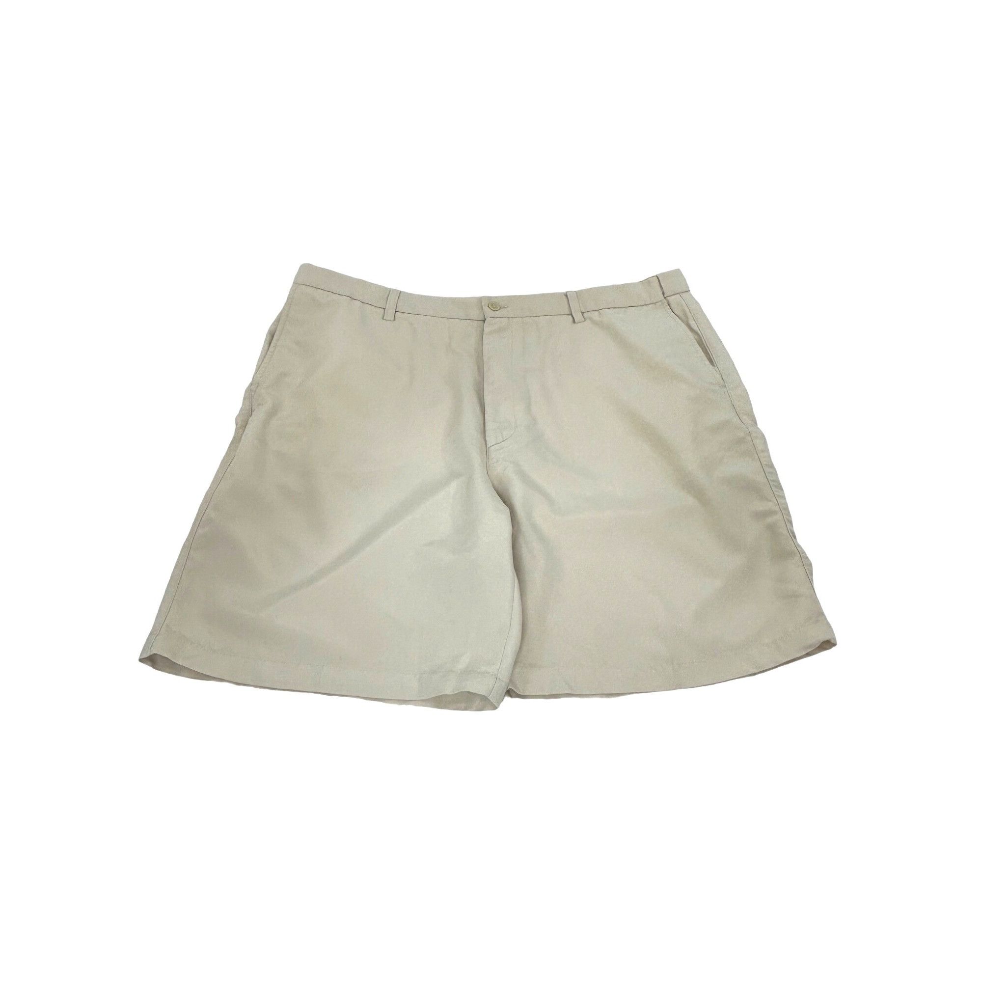 Alfani Alfani Men's Cream Golf Shorts 42 Modal/Polyester Zip Button Size US 42 / EU 58 - 1 Thumbnail