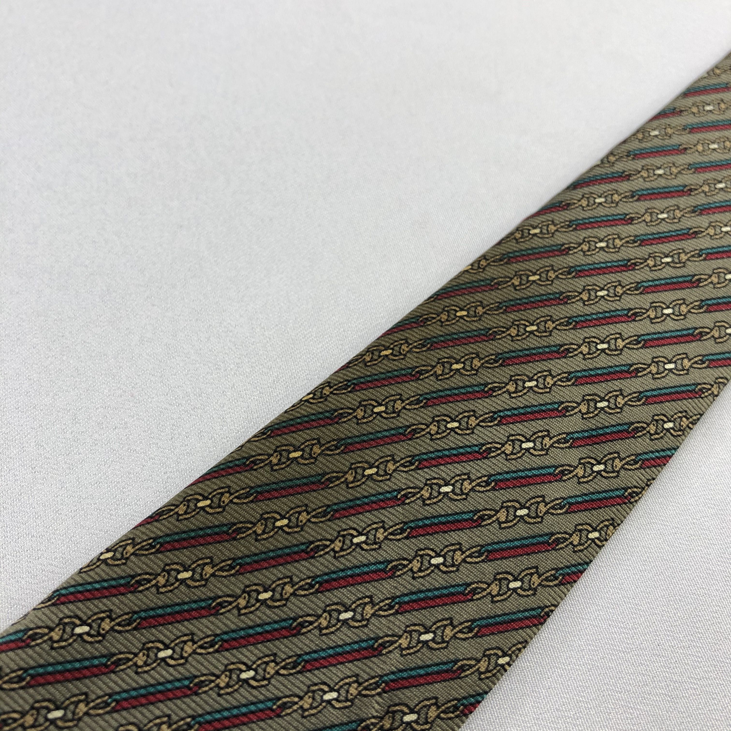 Vintage CeLIne Silk Neck Ties T53 Size ONE SIZE - 7 Thumbnail