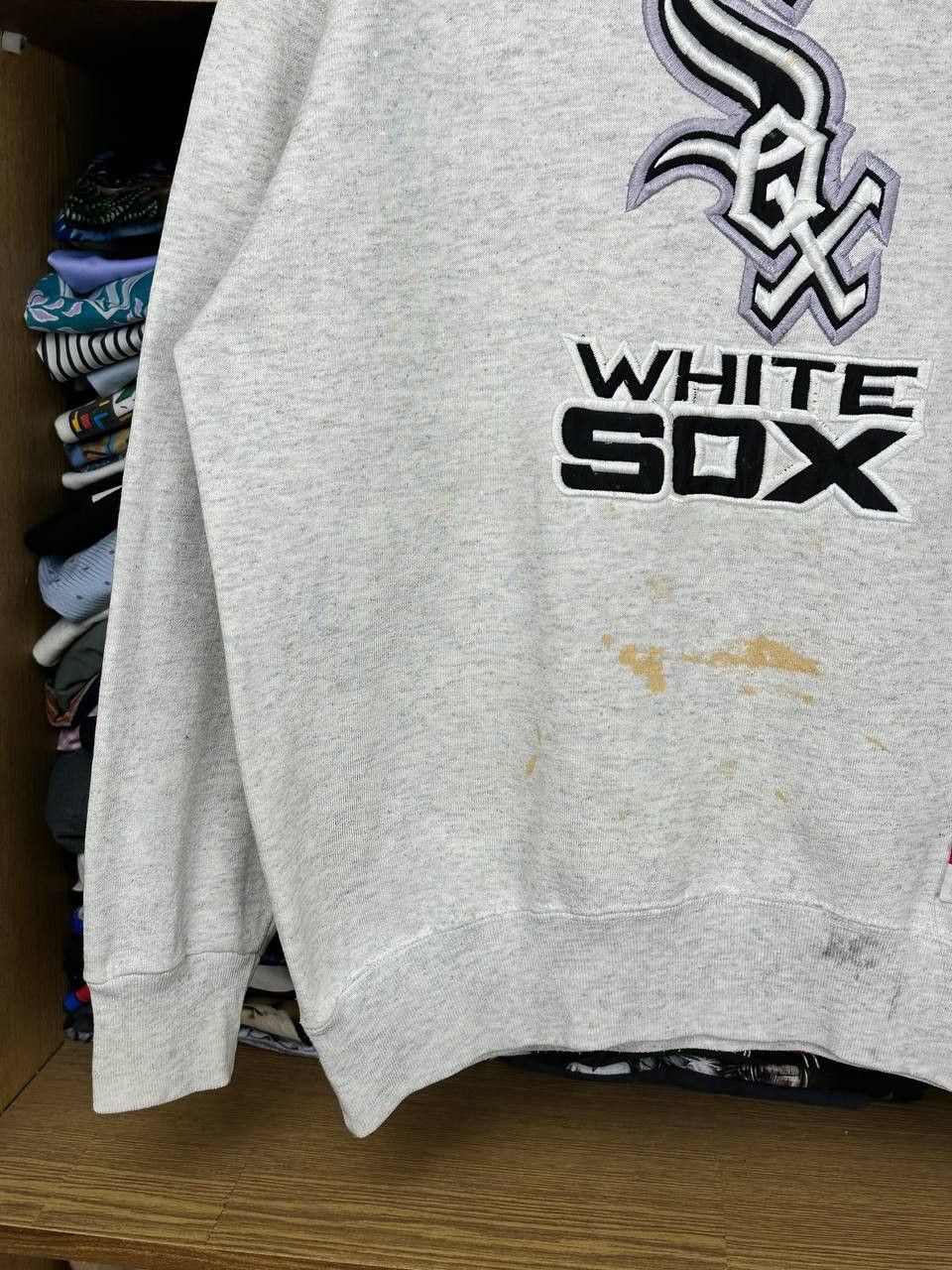 MLB Vintage Chicago White Sox 90s Nutmeg Mills Sweatshirt Size US M / EU 48-50 / 2 - 5 Thumbnail