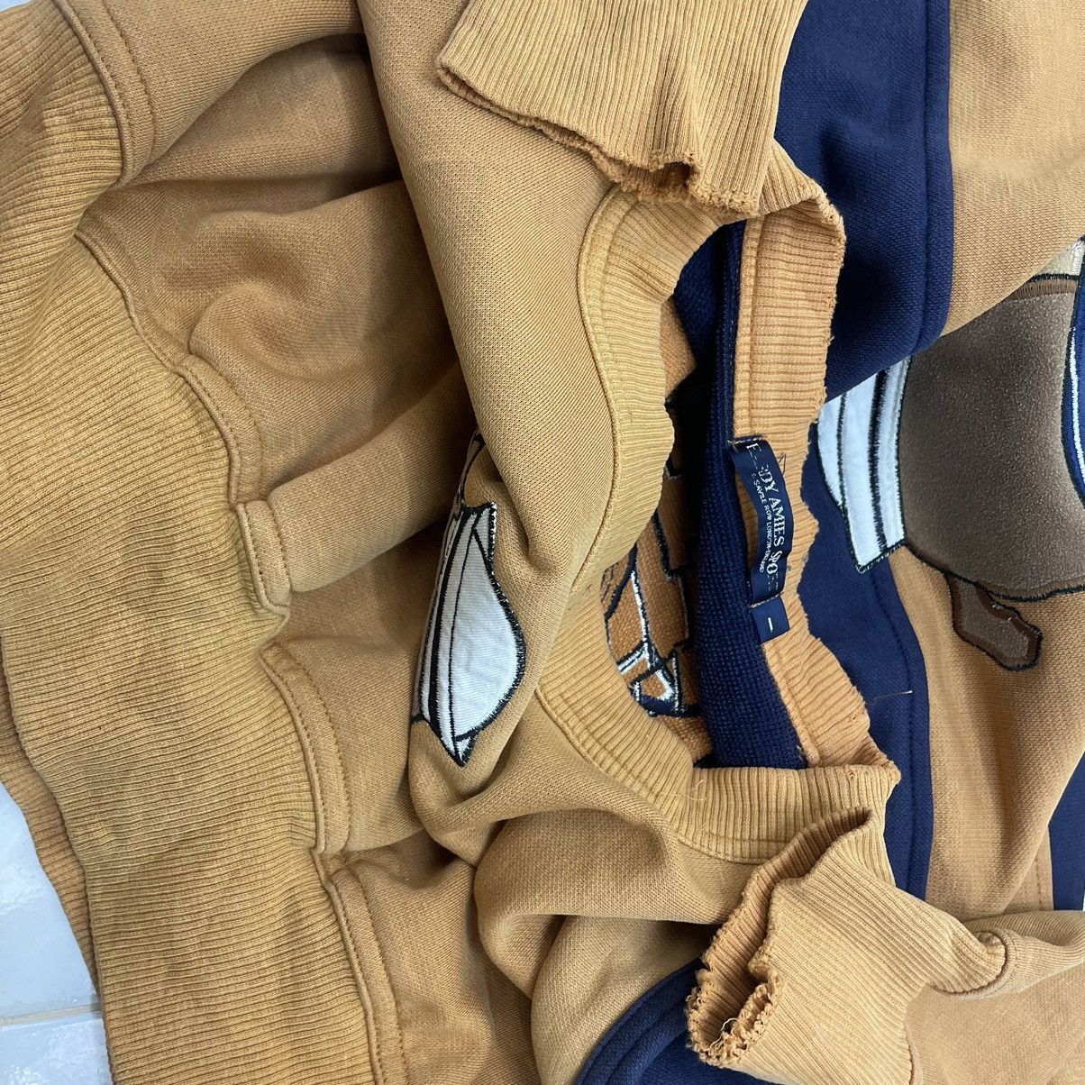 Vintage 💥Vintage Distressed Hardy Amies Embroidery Big Logo Size US L / EU 52-54 / 3 - 7 Thumbnail