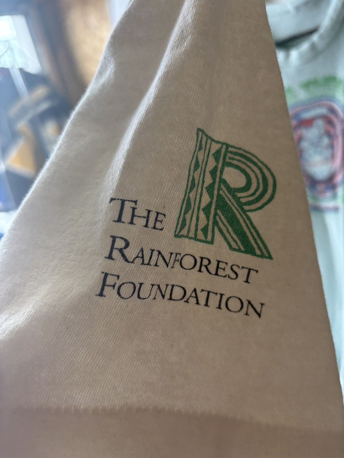 American Apparel 1990’s Save The Rainforest T-Shirt Size US L / EU 52-54 / 3 - 4 Thumbnail