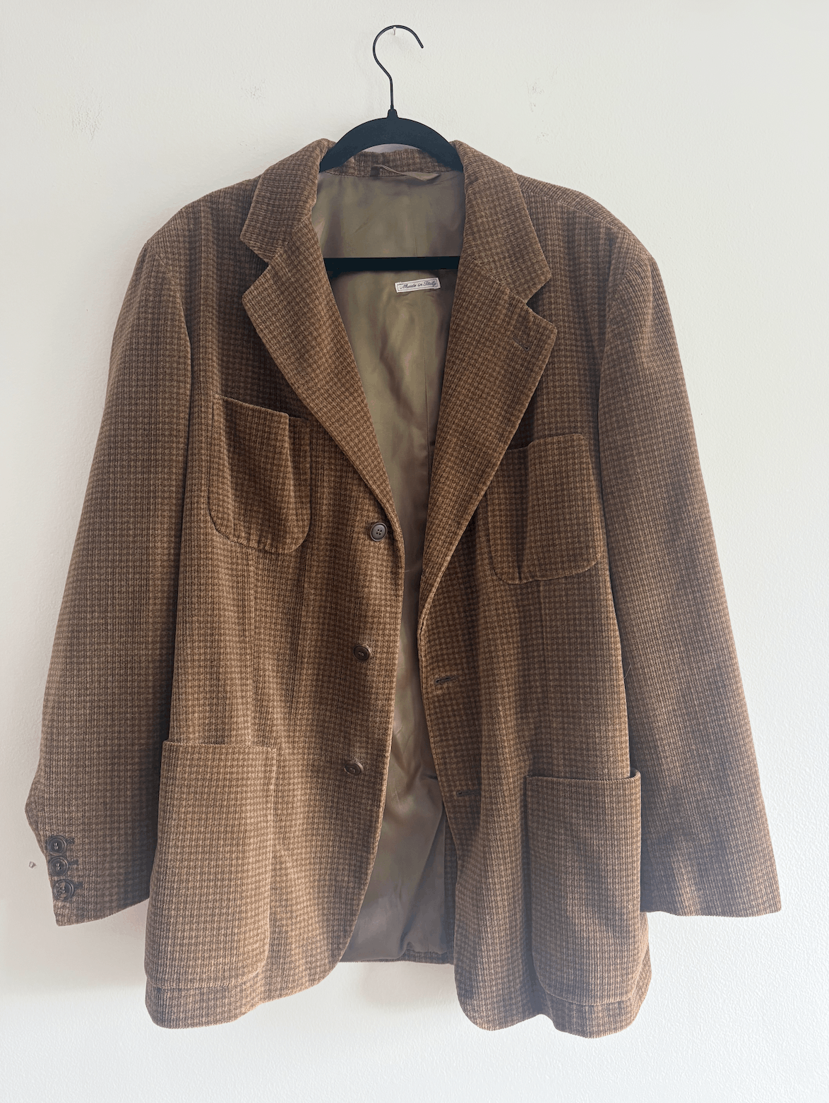 Giorgio Armani 90s a milano borgonuovo 21 blazer jacket vintage cotton Size 40R - 1 Thumbnail