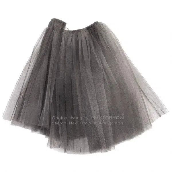 Comme des Garcons COMME des GARCONS Gray Tulle Skirt. Size 24" / US 00 / IT 34 - 2 Thumbnail
