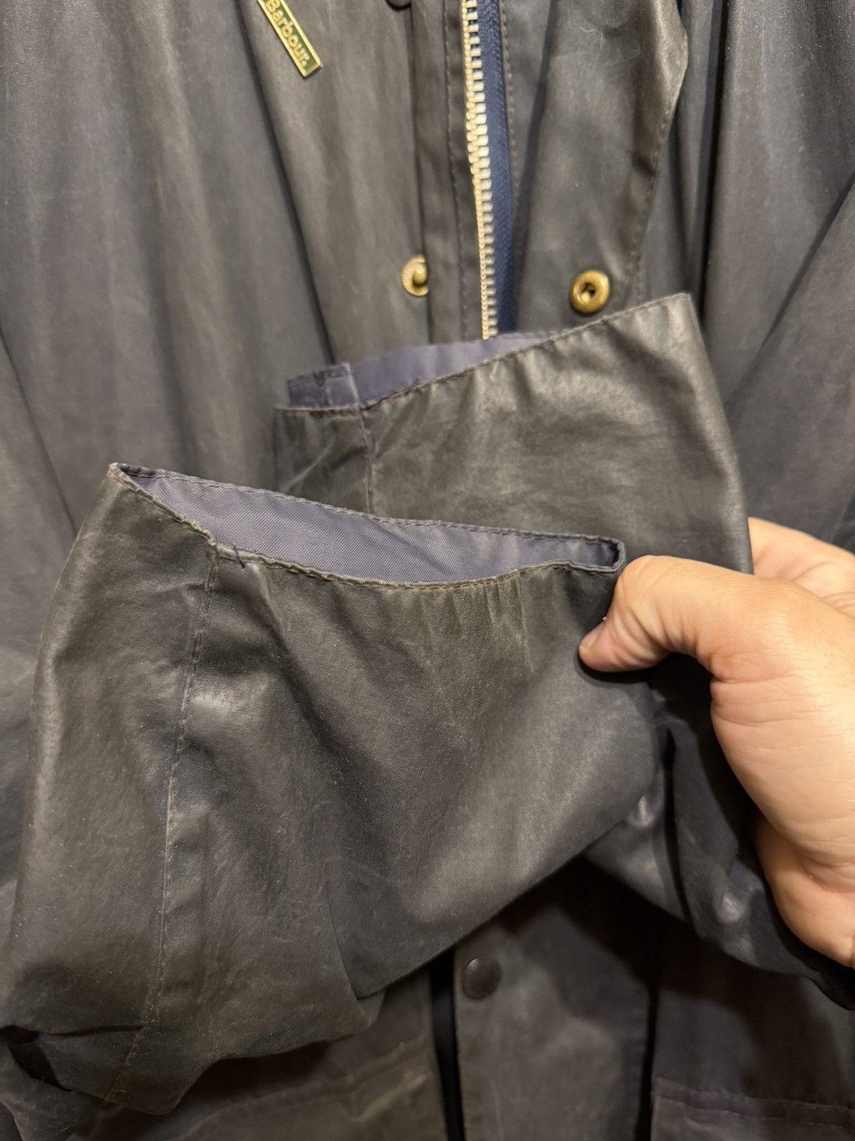 Barbour Barbour Border Vintage Waxed Jacket coat Made in England Size US XXL / EU 58 / 5 - 18 Thumbnail