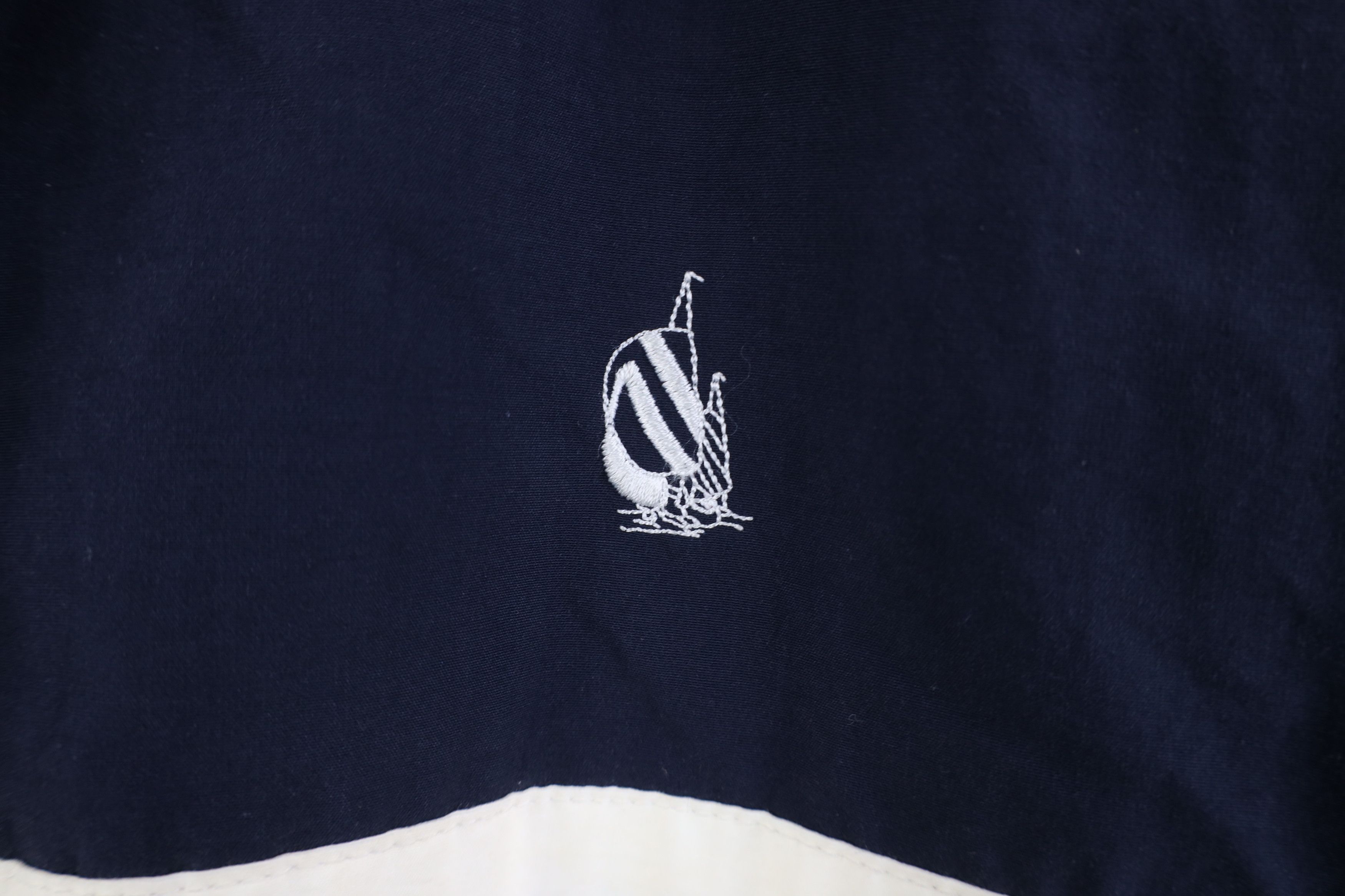 Nautica Vintage 90s Nautica Reversible Hooded Sailing Bomber Jacket Size US XL / EU 56 / 4 - 4 Thumbnail