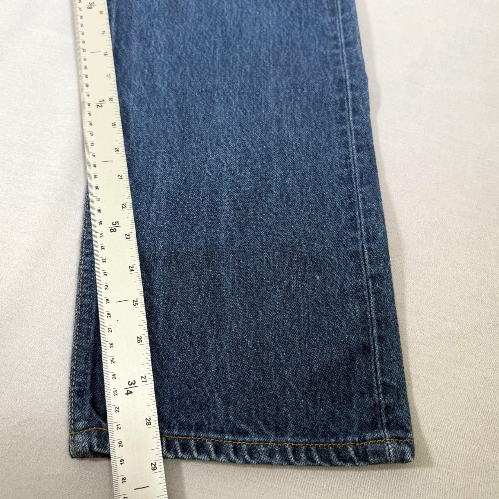 Levi's VINTAGE Levi's Jeans Mens 34x29 Blue 501 Straight Fit Denim Pants Western 90s USA Size US 34 / EU 50 - 6 Thumbnail