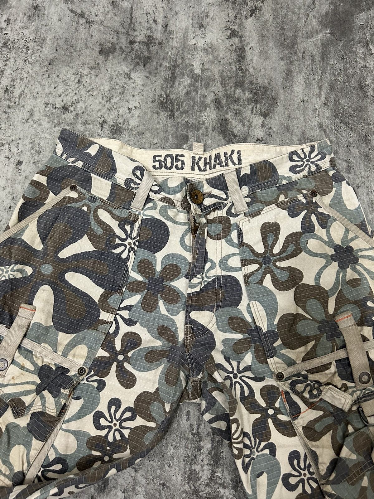 Edwin × Hysteric Glamour × Japanese Brand Edwin 505 Flower Multipocket Cargo Pants Size US 32 / EU 48 - 10 Thumbnail