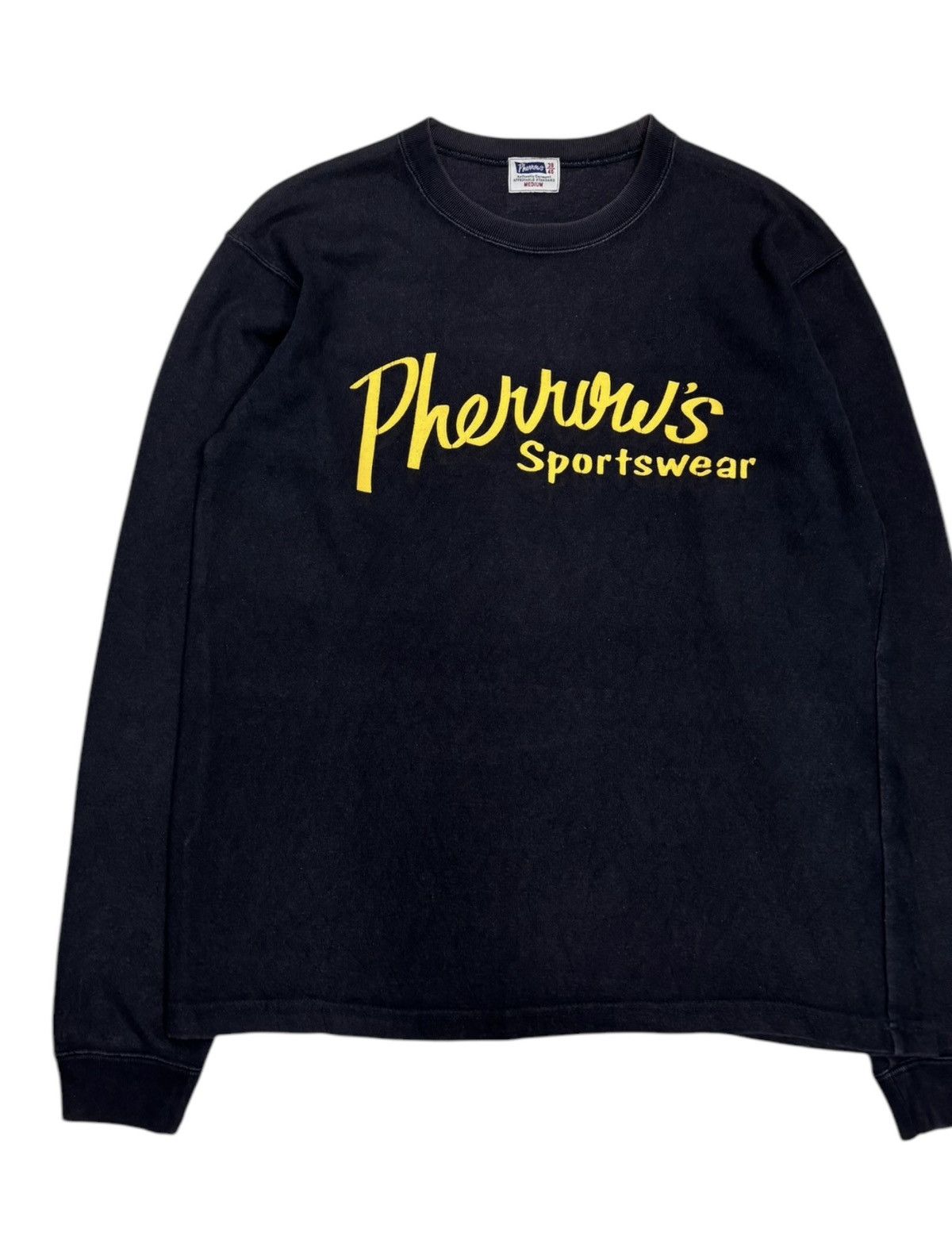 The Real McCoy's Pherrows Made In Japan Crewneck Long Sleeve Shirt Size US M / EU 48-50 / 2 - 3 Thumbnail