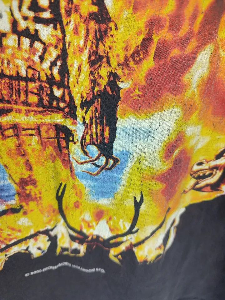 Vintage Iron Maiden t Shirt Bruce Dickinson Official Metal 2000 Size US L / EU 52-54 / 3 - 3 Thumbnail