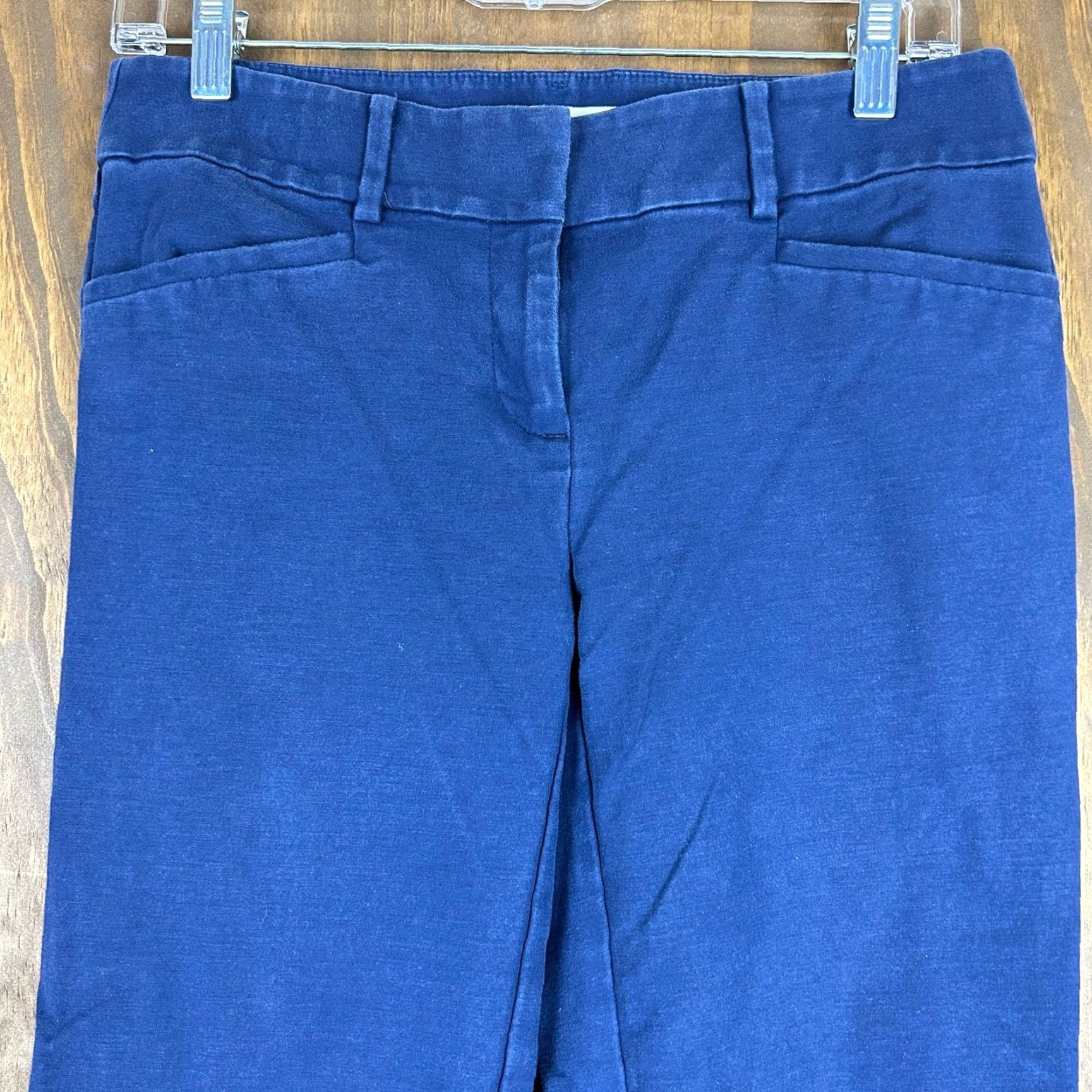 Ann Taylor VINTAGE Ann Taylor LOFT Pants Blue Marisa The Riviera Ankle Stretch 2 Size 29" - 2 Thumbnail