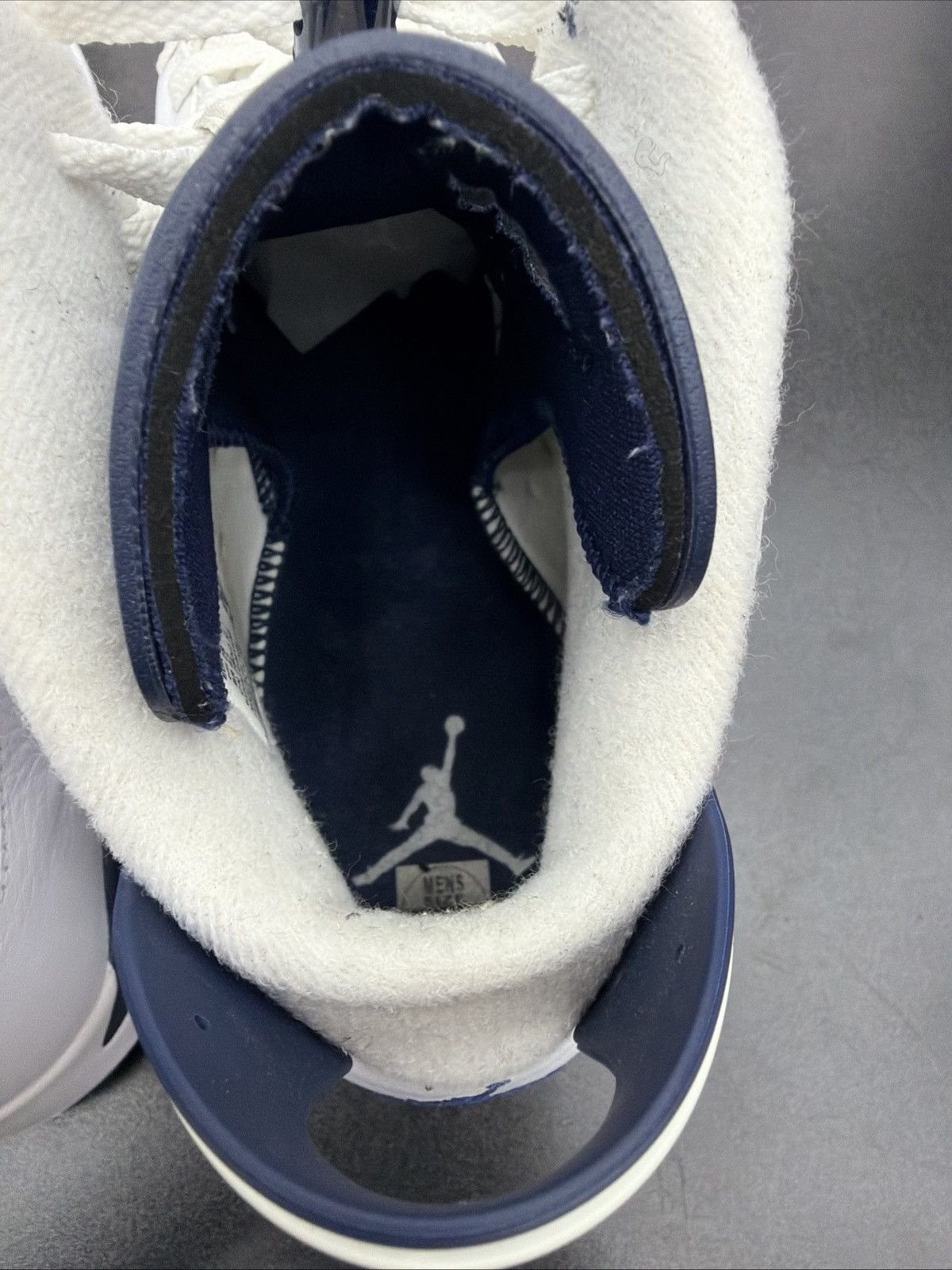 Jordan Brand Air Jordan 6 Retro White/Midnight Navy Men's Size 10 Size US 10 / EU 43 - 13 Thumbnail