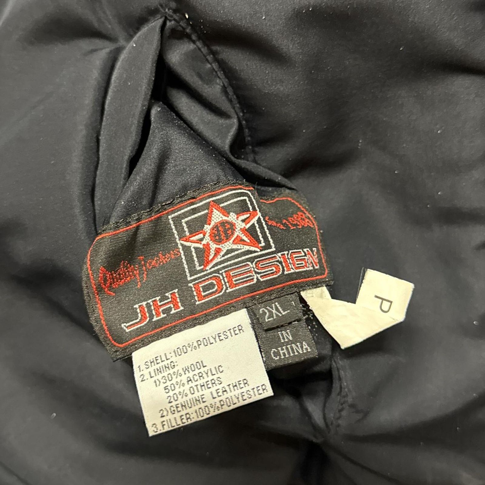 Jeff Hamilton × Vintage Vintage JH Design Negro League Chicago Giants Leather Jacket Size US XXL / EU 58 / 5 - 6 Thumbnail
