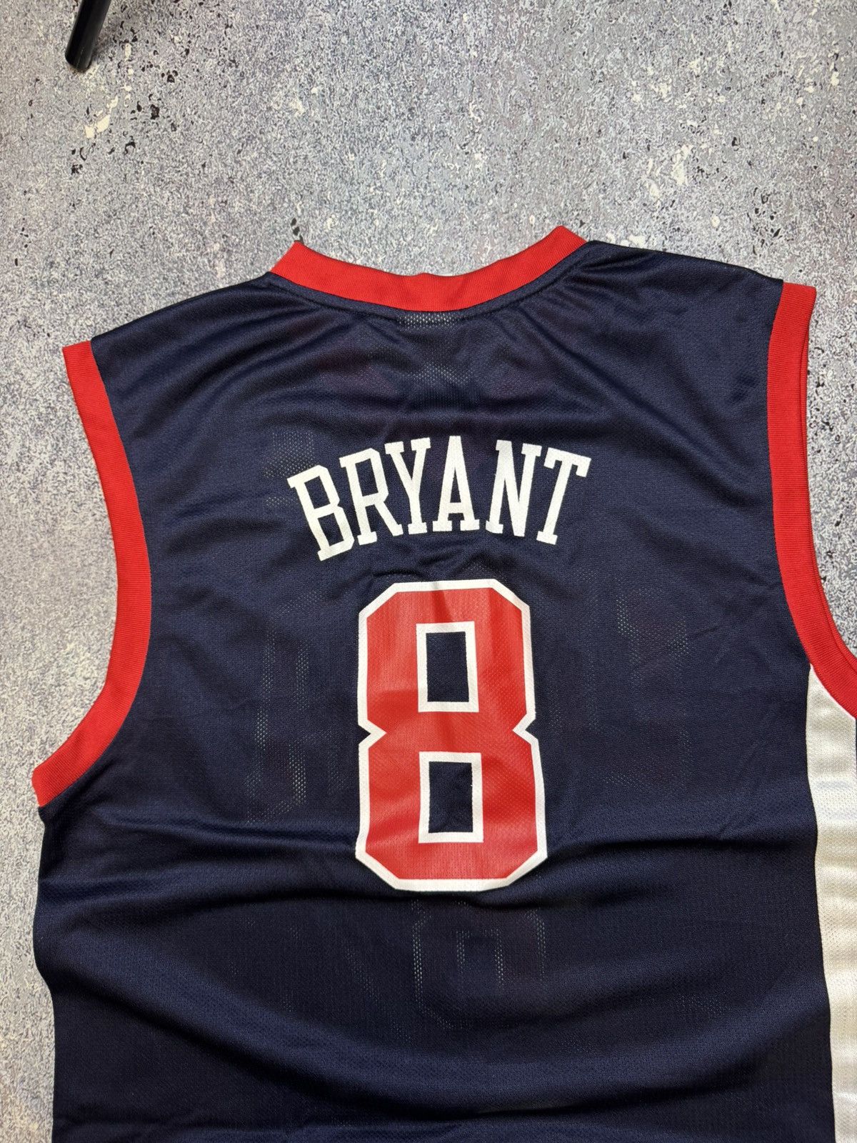 NBA × Reebok × Vintage KOBE BRYANT 8 USA BASKETBALL VINTAGE REEBOK JERSEY Size US L / EU 52-54 / 3 - 13 Thumbnail