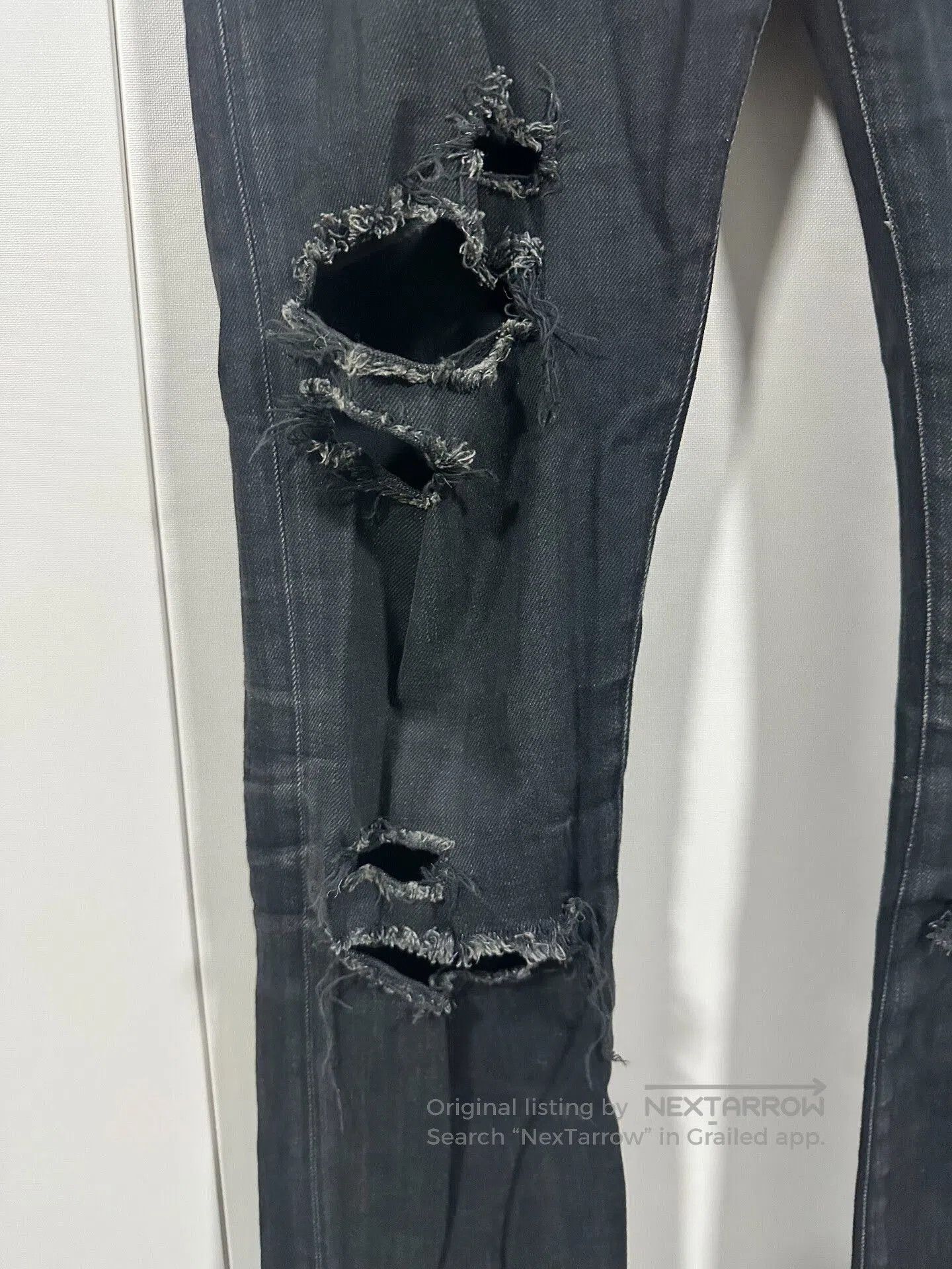 Saint Laurent Paris Saint Laurent SLP 15AW Black Skinny Jeans. Size US 29 - 4 Thumbnail