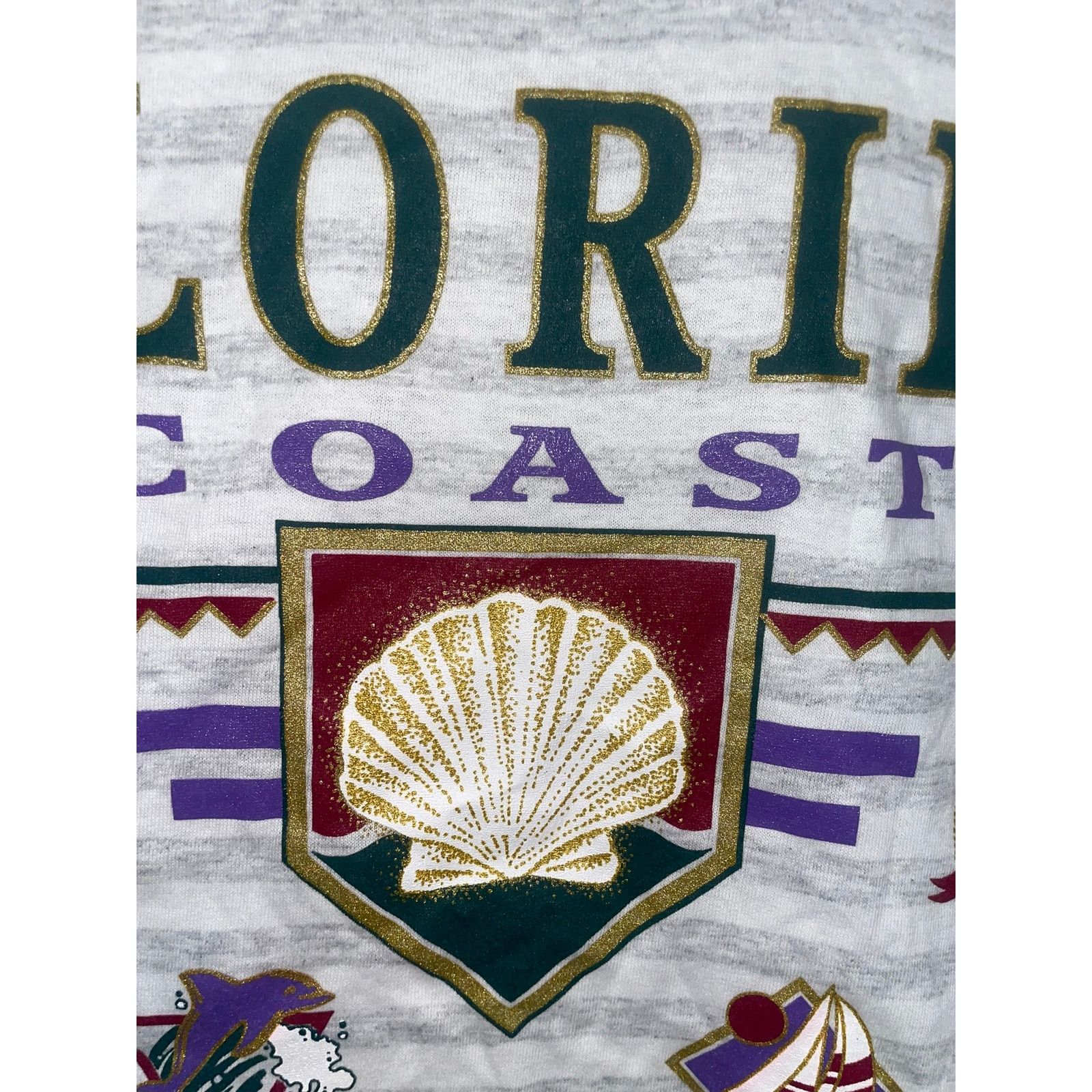 Vintage Vintage Florida Coast Shirt Beach Yacht Club Tee VTG 90s L Size US L / EU 52-54 / 3 - 3 Thumbnail
