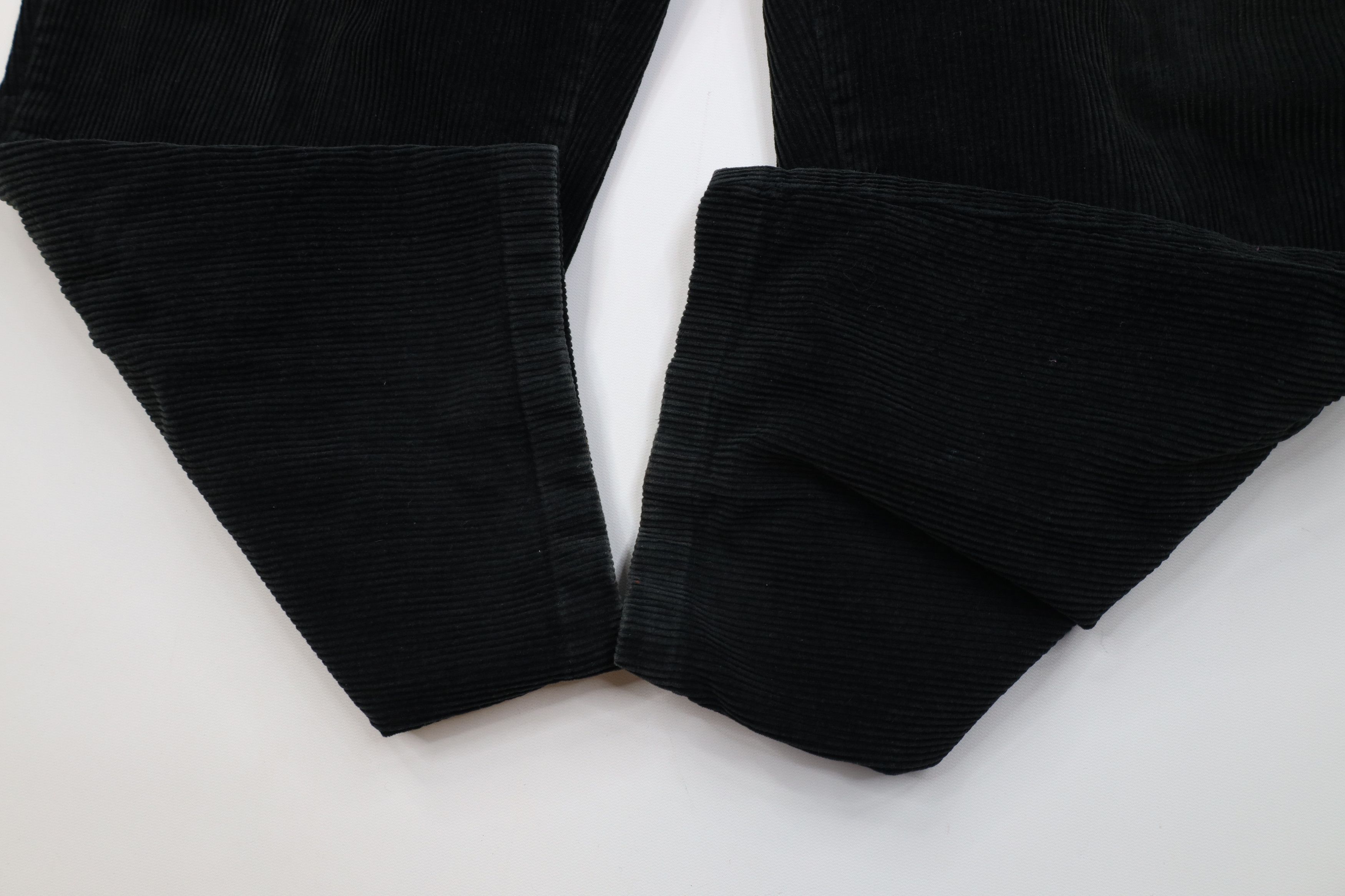 Ralph Lauren Vintage 90s Ralph Lauren Wide Leg Corduroy Chino Pants Black Size US 38 / EU 54 - 7 Thumbnail