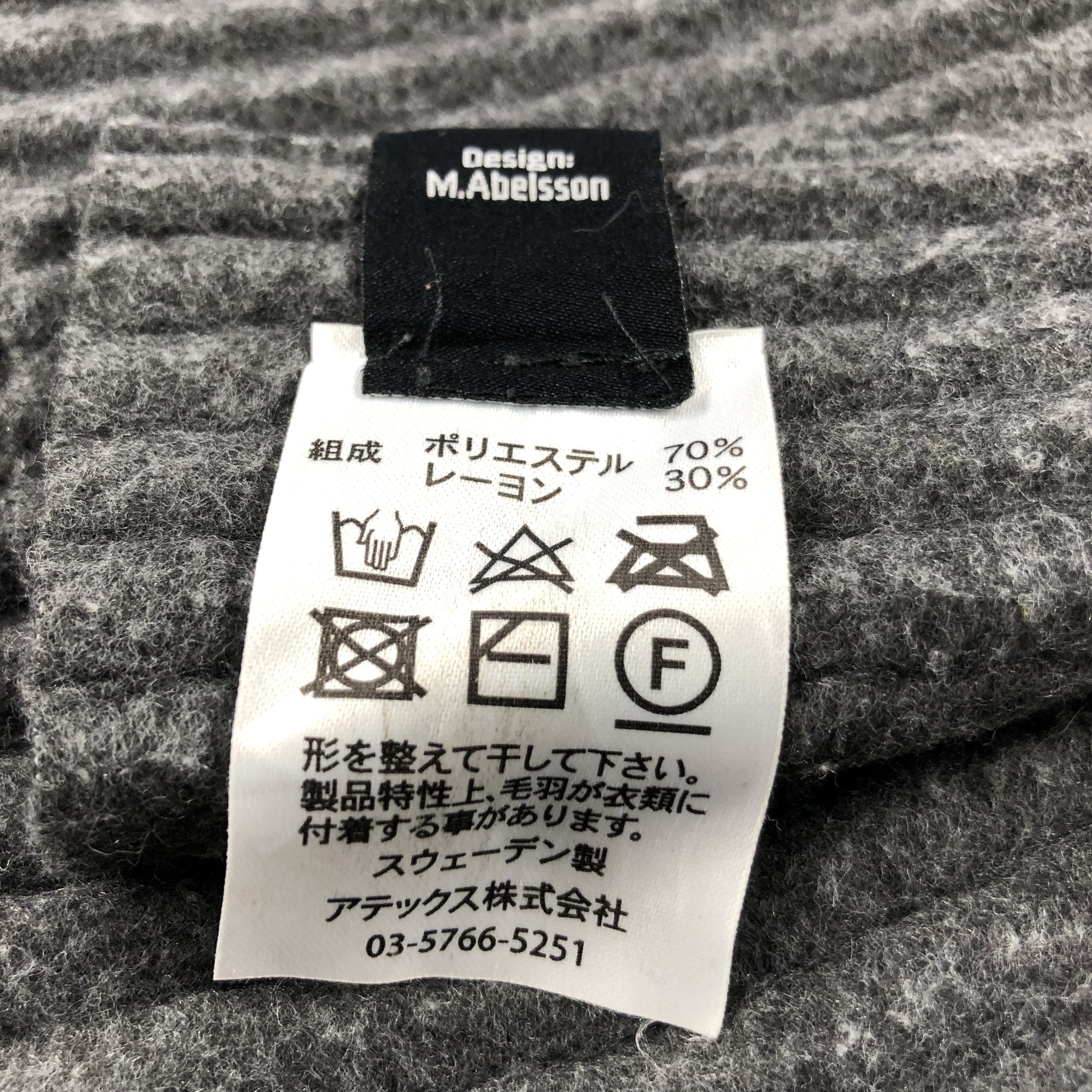 Vintage Stockholm House Grey Pleated Scarf Muffler V962 Size ONE SIZE - 6 Thumbnail