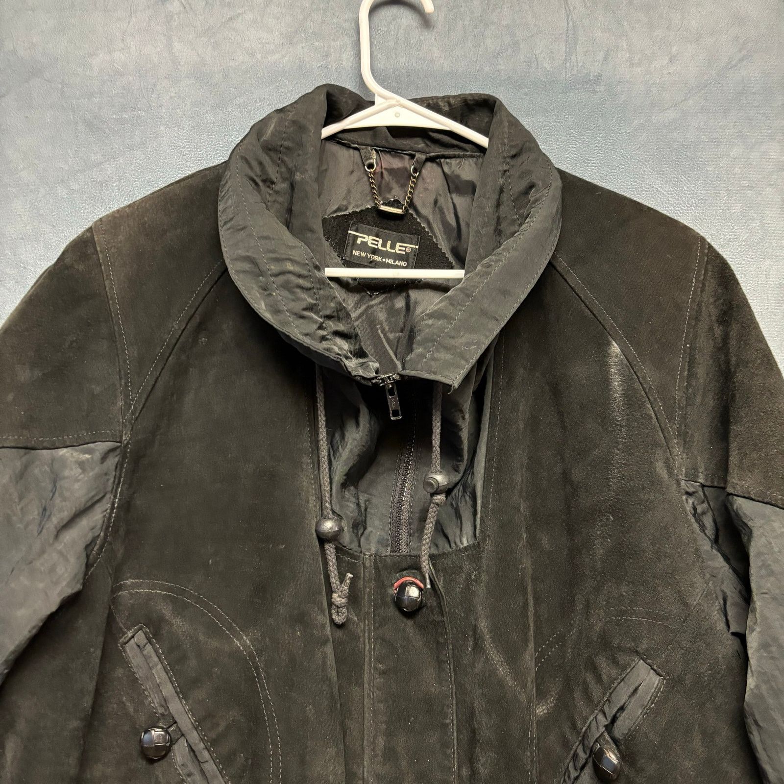 Other Vintage 90s Pelle Leather Parka Jacket Streetwear New York Size US M / EU 48-50 / 2 - 16 Thumbnail