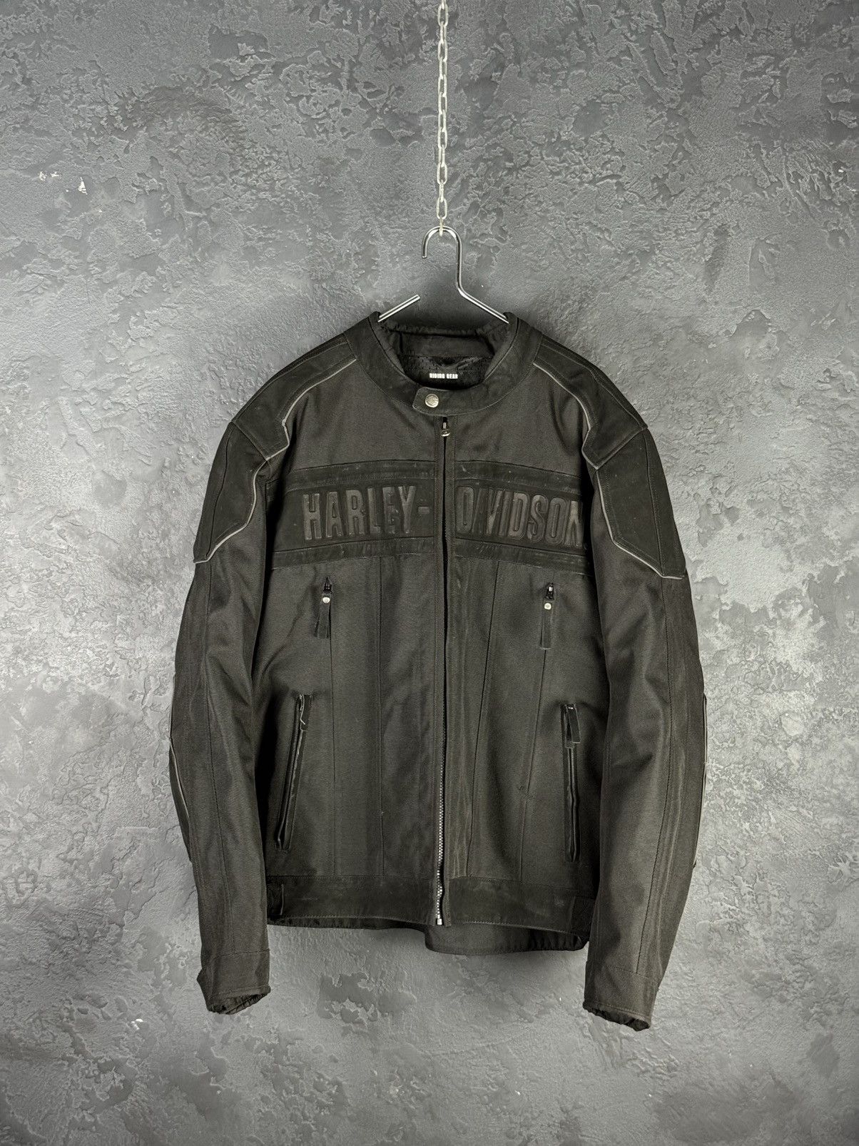 Harley Davidson Authority Leanther Textile Jacket Body Armor