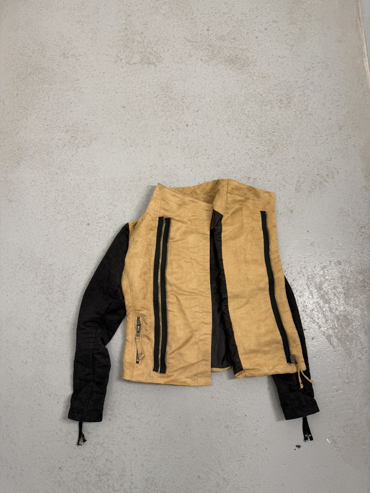 Other Avant-garde Rick Type Zip Suede Deconstructed Jacket Size S / US 4 / IT 40 - 5 Thumbnail