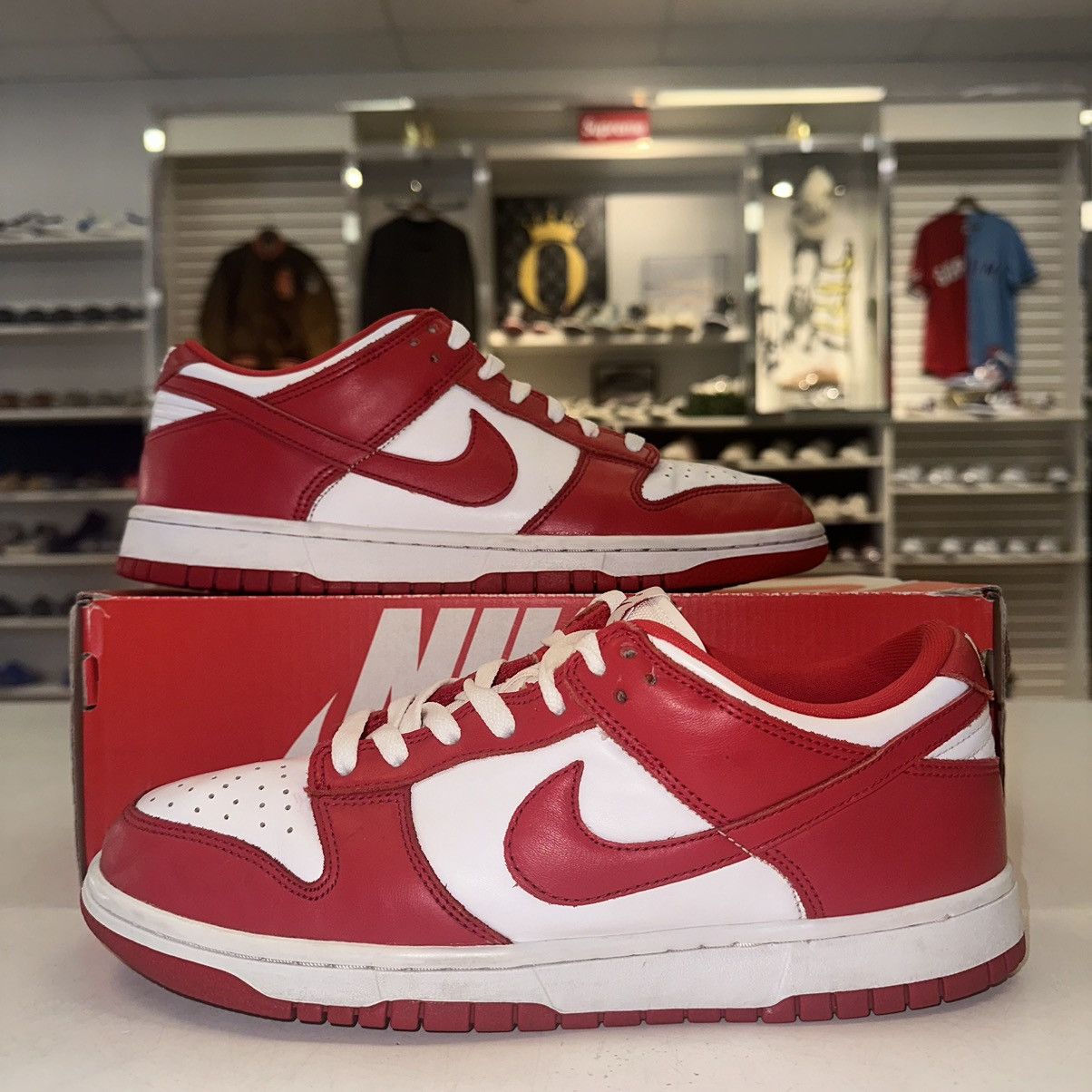 image of Size 8.5 - Nike Dunk Retro Sp Low St. John's Shoes in White, Men's