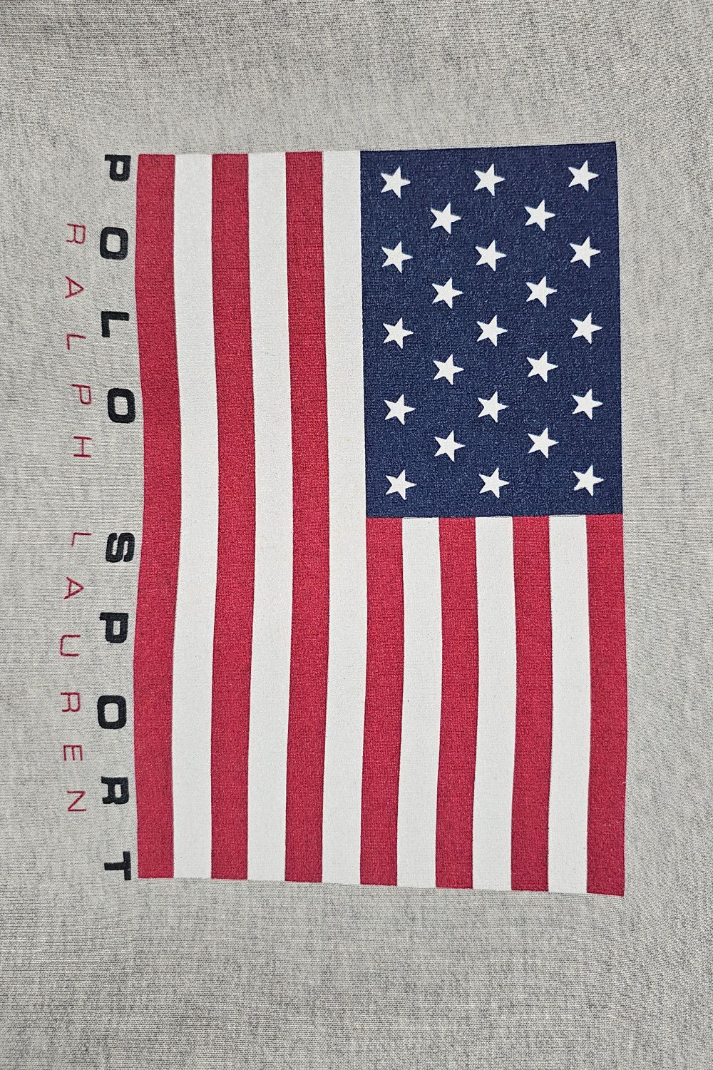 90s Vintage Polo Sport Ralph Lauren USA Flag Sweatshirt - XL image 6