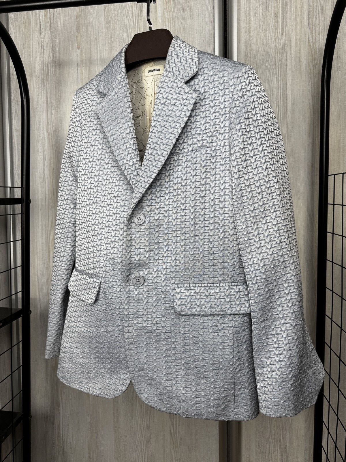Zadig & Voltaire ZADIG & VOLTAIRE Vanille Jac ZV oversized cotton Blazer Size S / US 4 / IT 40 - 7 Thumbnail