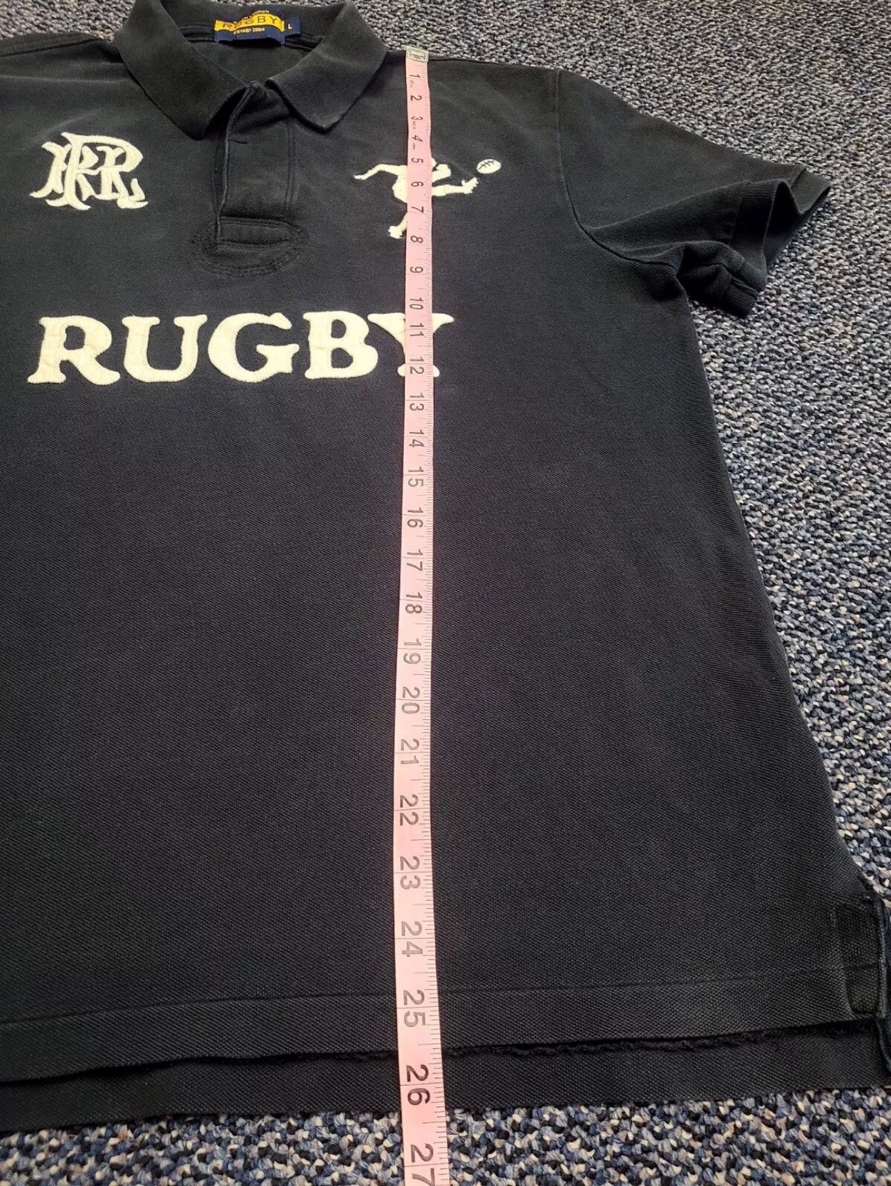 Polo Ralph Lauren × Ralph Lauren × Rugby Ralph Lauren Polo Rugby Kicker Ralph Lauren Shirt (RARE) Size US L / EU 52-54 / 3 - 12 Thumbnail