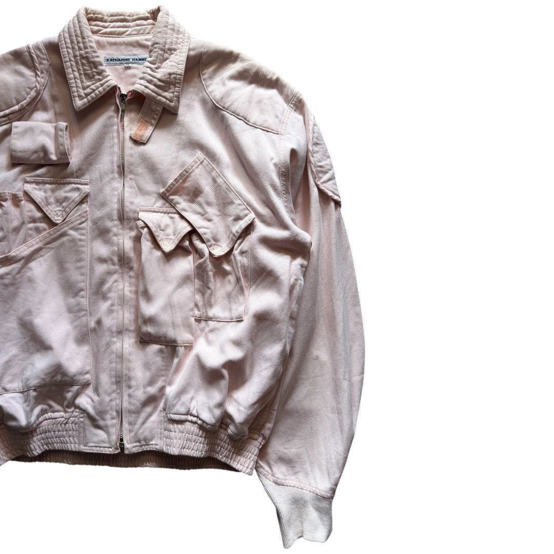 Katharine Hamnett London Katharine Hamnett Cargo Padded Bomber Jacket Size US L / EU 52-54 / 3 - 7 Thumbnail