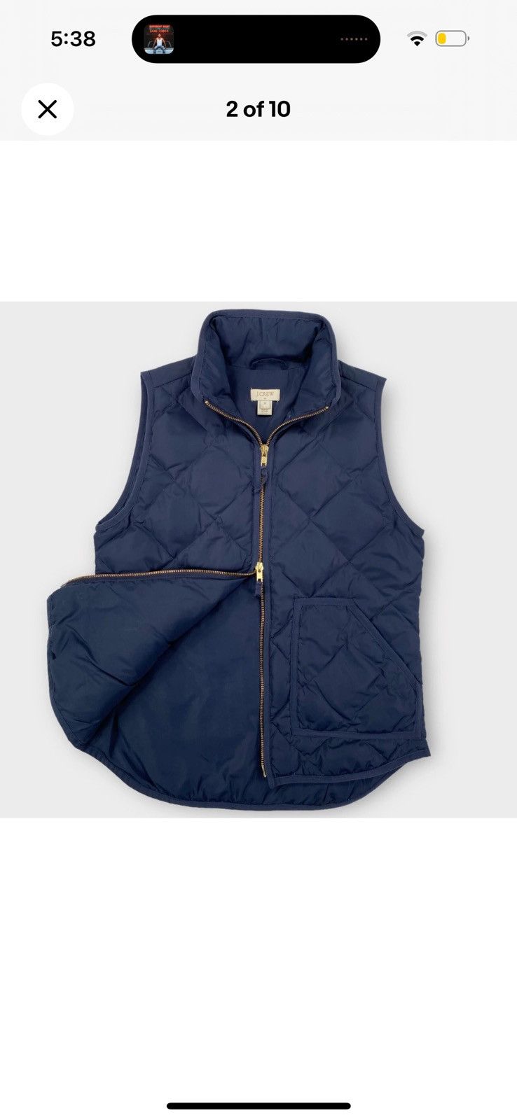 J.Crew J.Crew Down Quilted Puffer Vest Size S / US 4 / IT 40 - 9 Thumbnail