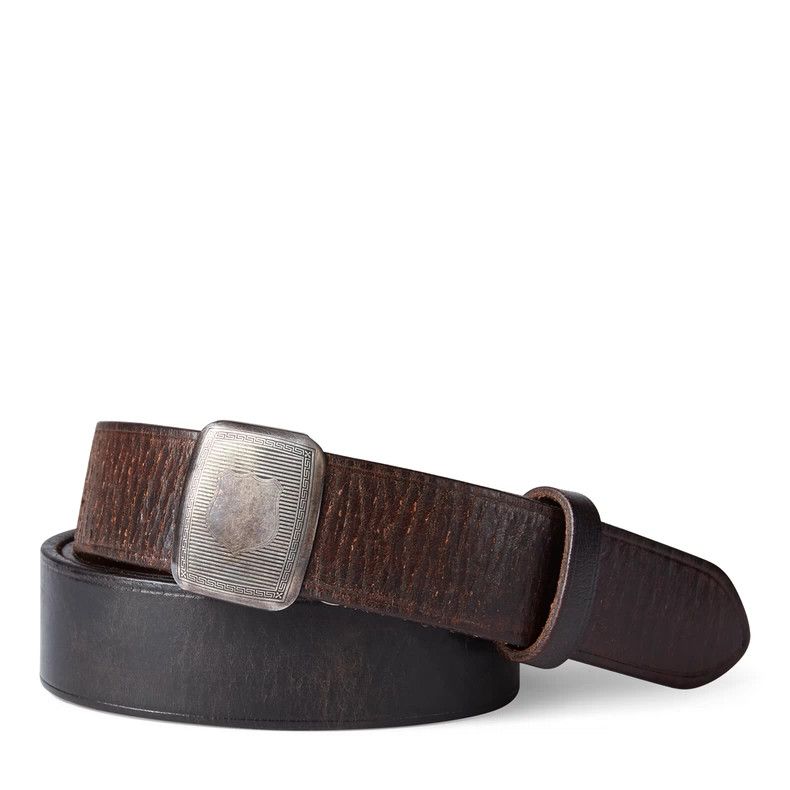 RRL Ralph Lauren RRL Vincennes Leather Belt Size ONE SIZE - 1 Thumbnail