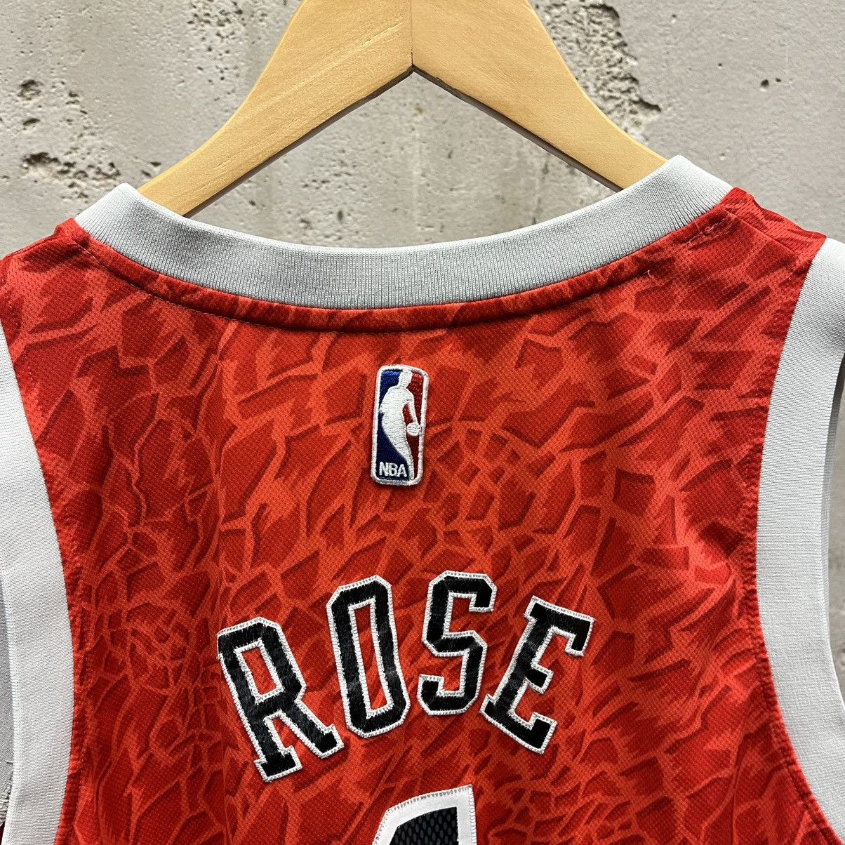 Adidas Adidas Chicago Bulls Derrick Rose Red Shattered Glass Jersey Size US L / EU 52-54 / 3 - 6 Thumbnail