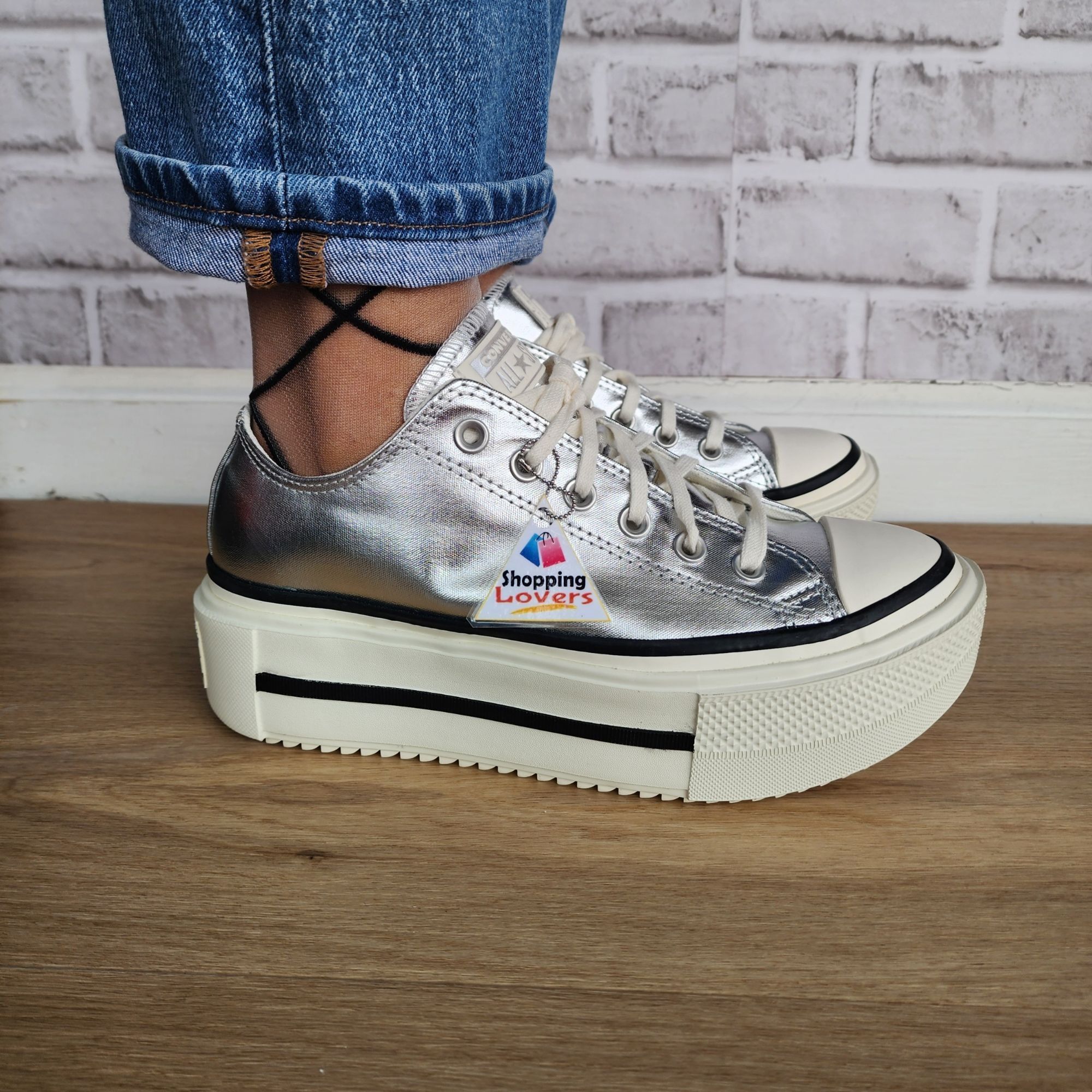 Converse ⭐Converse Chuck Taylor Lift Double Stack Sz 7 Men's Shoes Sn Size US 7 / EU 40 - 2 Thumbnail