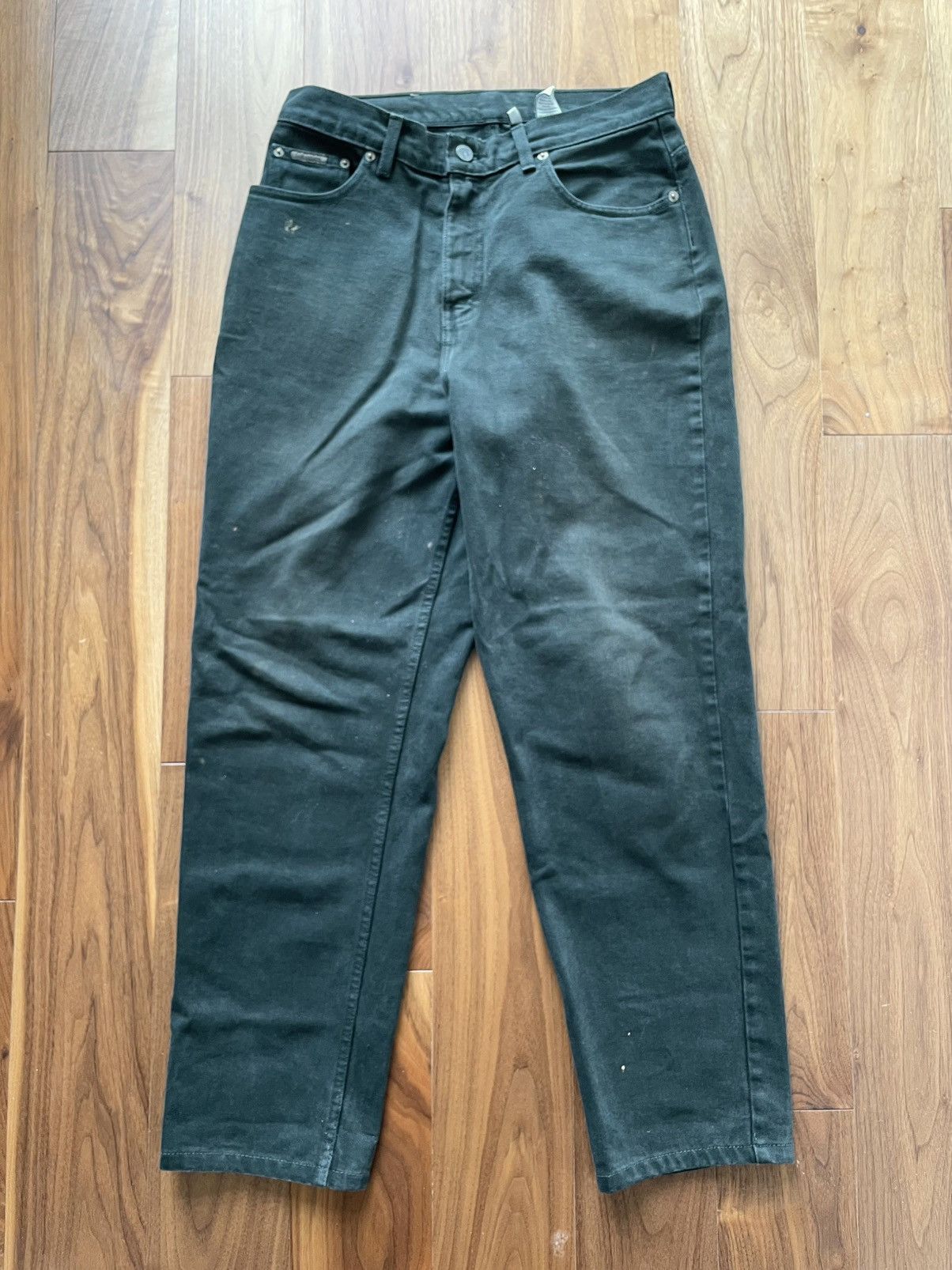 Calvin Klein Calvin Klein Vintage Pine Green Jeans Size US 31 - 2 Thumbnail