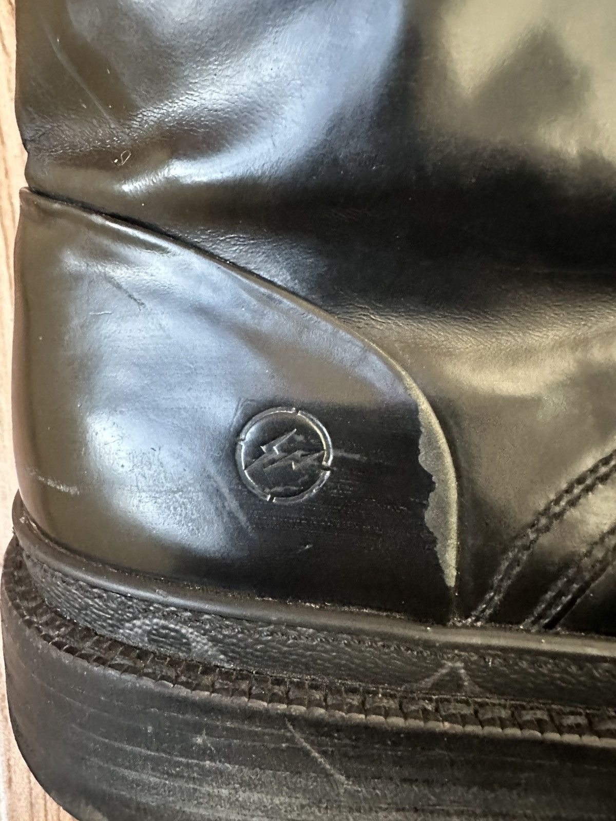 Fragment Design × Louis Vuitton Louis Vuitton X Fragment Black Ice Leather boots Size US 9 / EU 42 - 9 Thumbnail