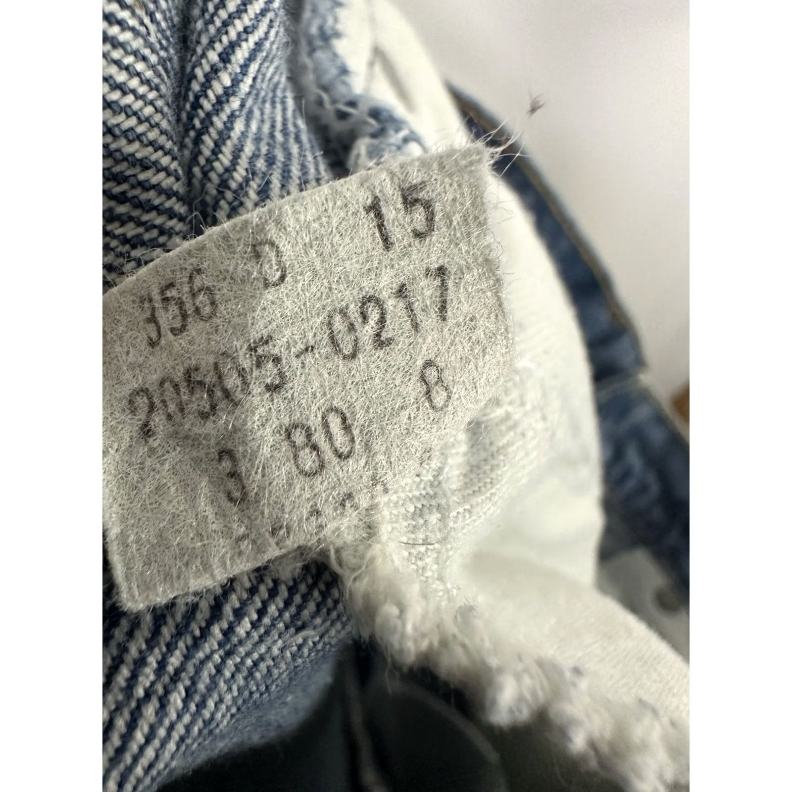 Levi's VTG 80s Levi's 20505 0217 Orange Tab Blue Denim Jeans 32x28 USA Mens Jeans Straight Men 32 Orange Denim Jeans Size US 32 / EU 48 - 5 Thumbnail