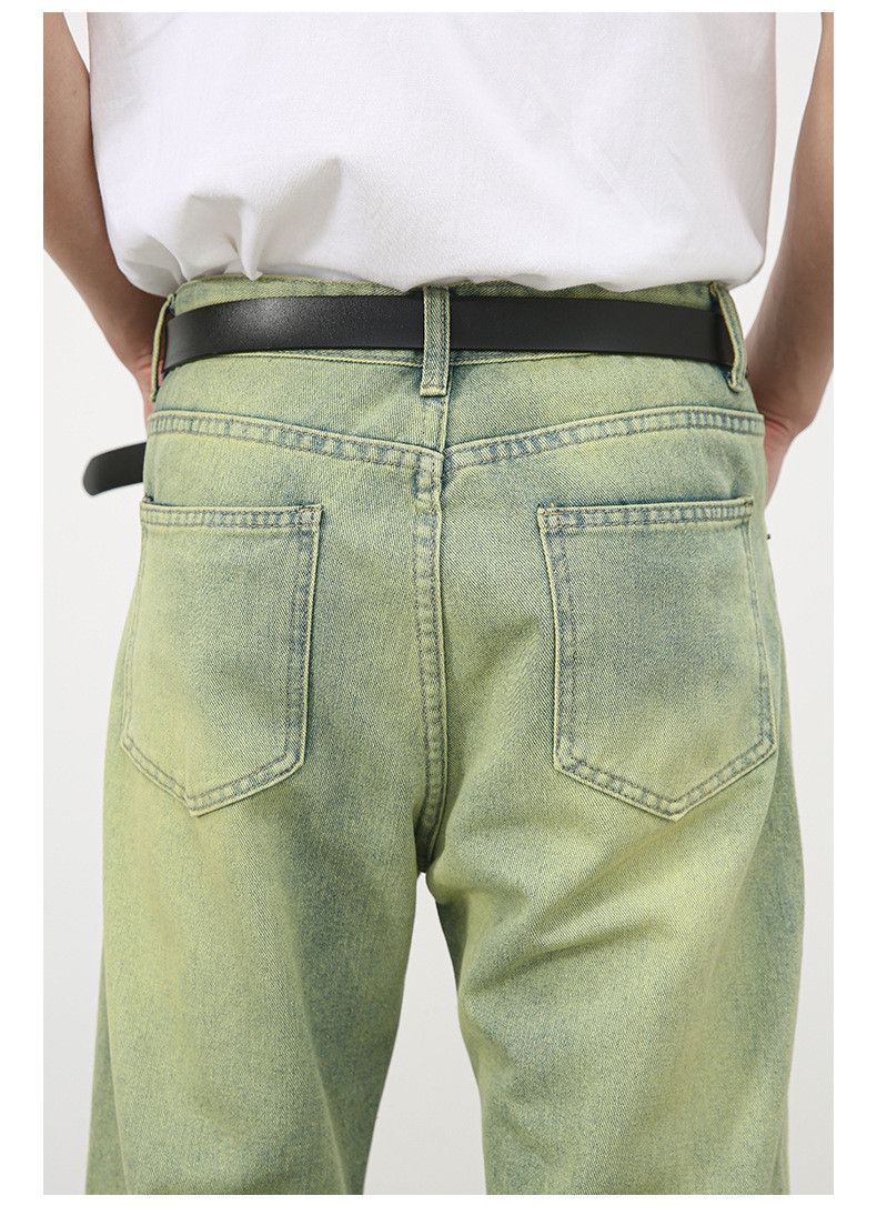 Japanese Brand × Jean Men's patchwork distressed loose versatile flared jeans Size US 32 / EU 48 - 6 Thumbnail