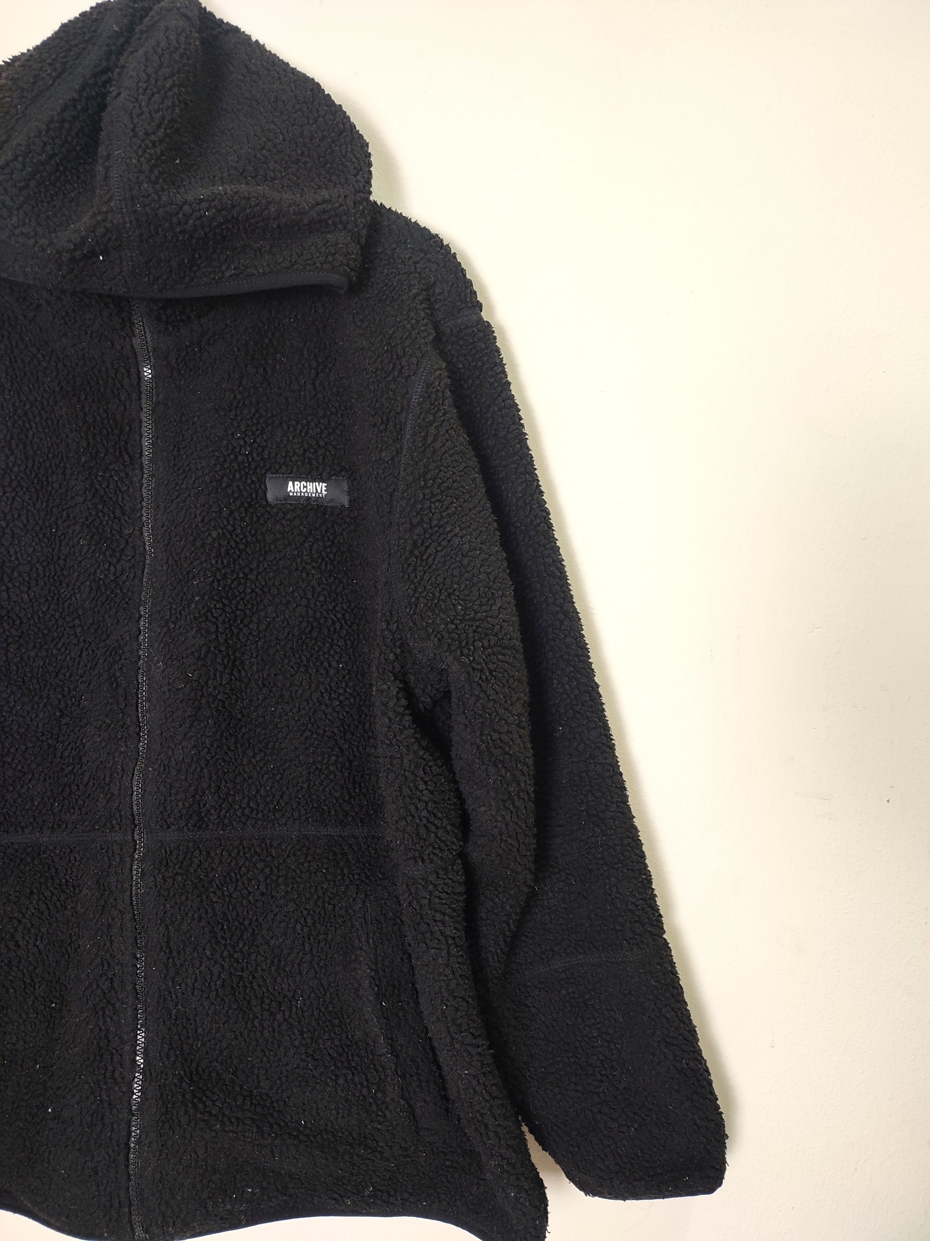 Japanese Brand Archive Management Fleece Hoodie Reversible Jacket Size US L / EU 52-54 / 3 - 5 Thumbnail
