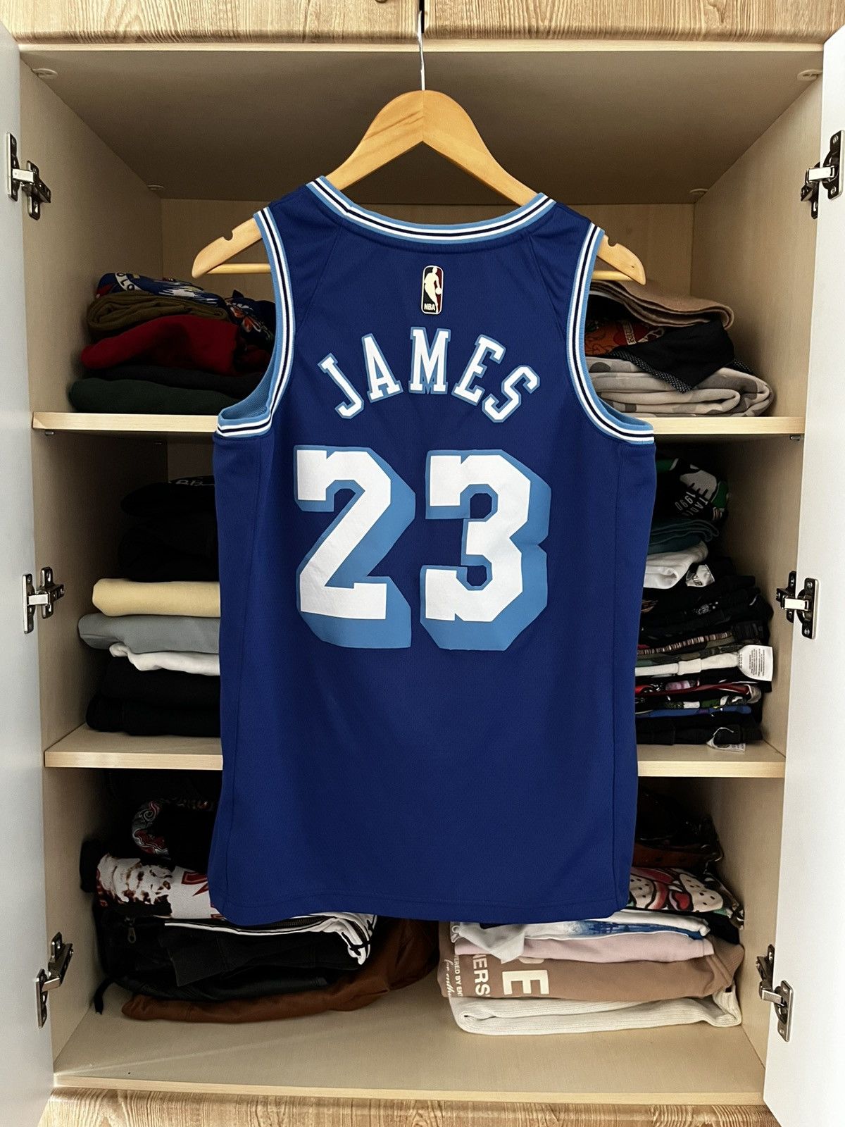 Nike NBA Nike LA LeBron James Swingman Jersey Size US XL / EU 56 / 4 - 2 Thumbnail