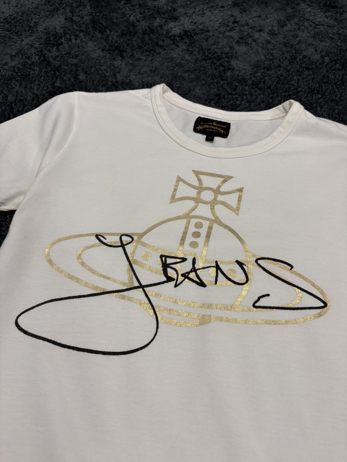 Vivienne Westwood Vivienne Westwood Classic Gold Orb Tee Size S / US 4 / IT 40 - 2 Thumbnail