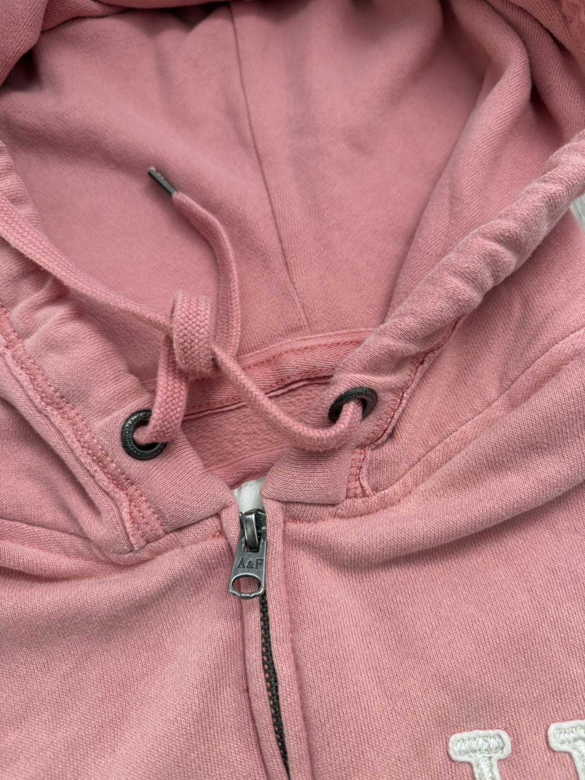 Abercrombie & Fitch Vintage Y2K Abercrombie & Fitch Pink Full Zip Hoodie Size L / US 10 / IT 46 - 7 Thumbnail